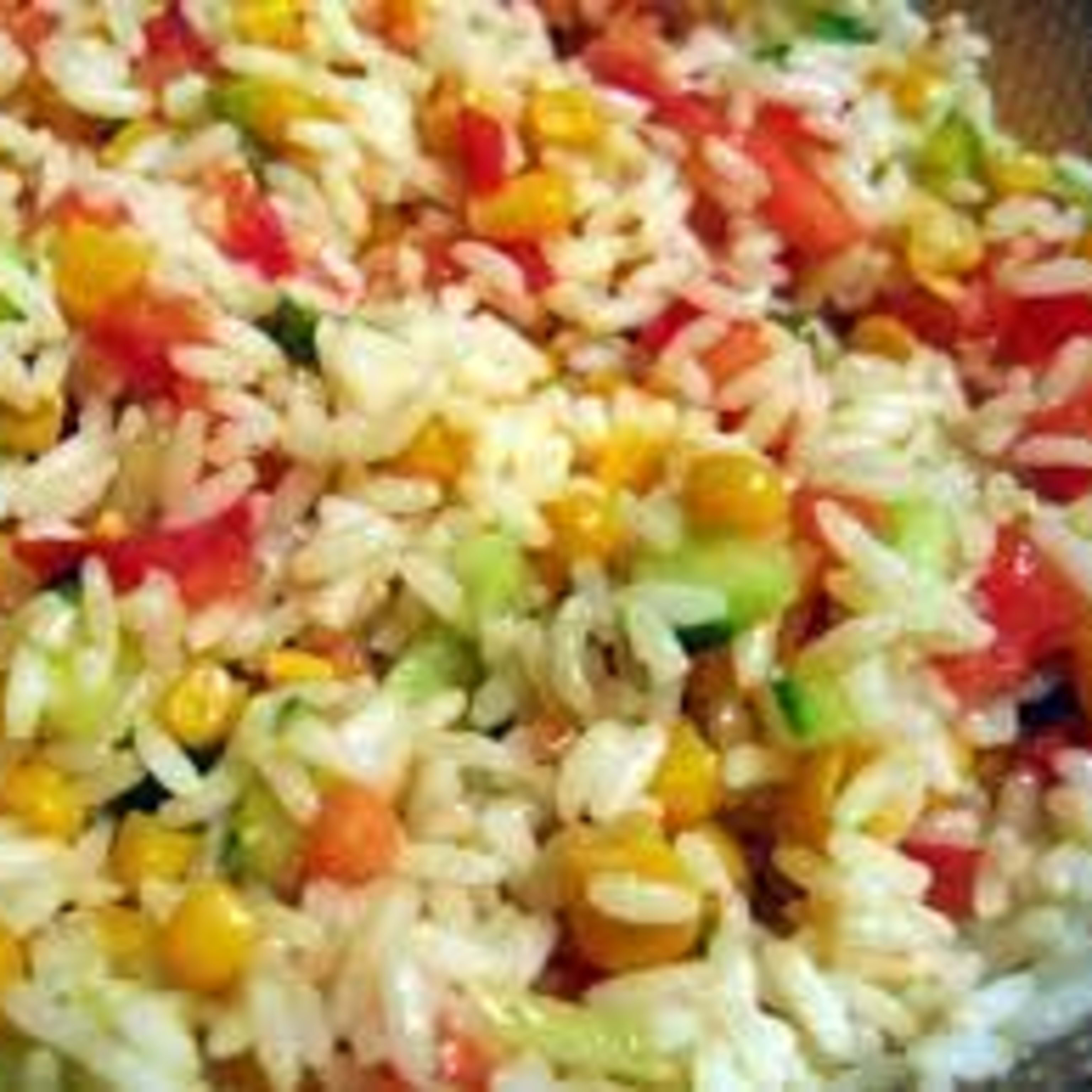 Ensalada de arroz y verduritas