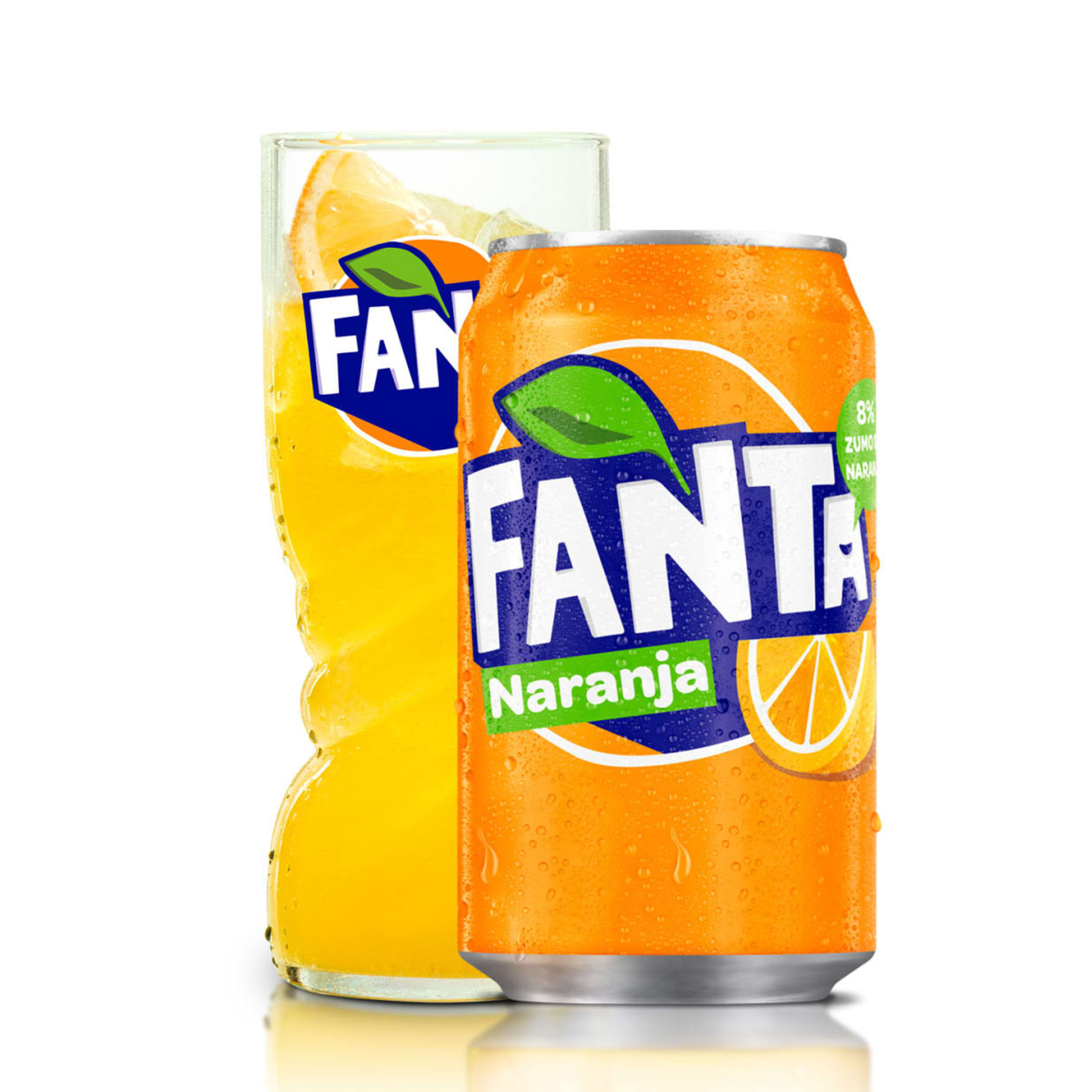 Fanta Naranja lata 330ml.