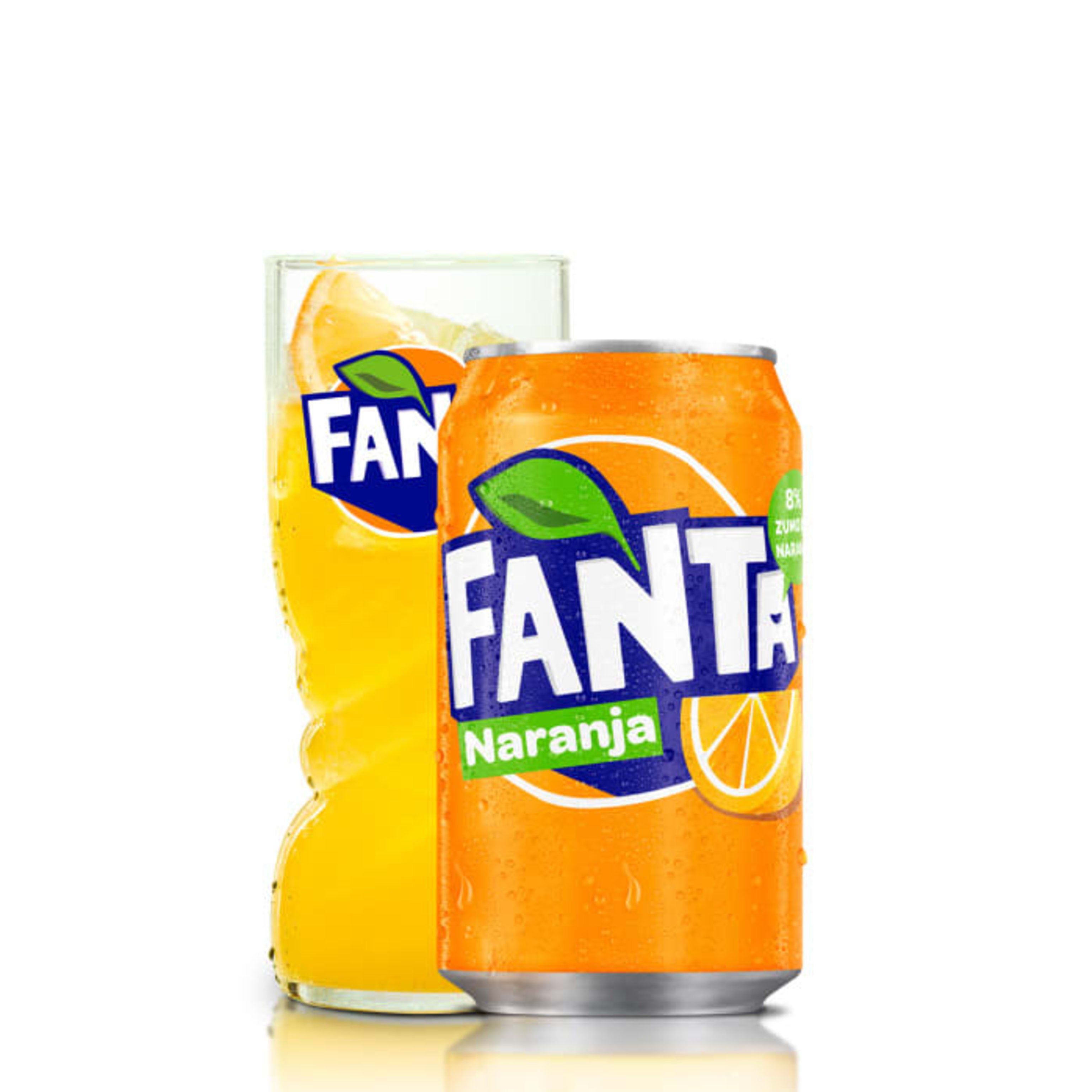 Fanta Naranja lata 330ml.