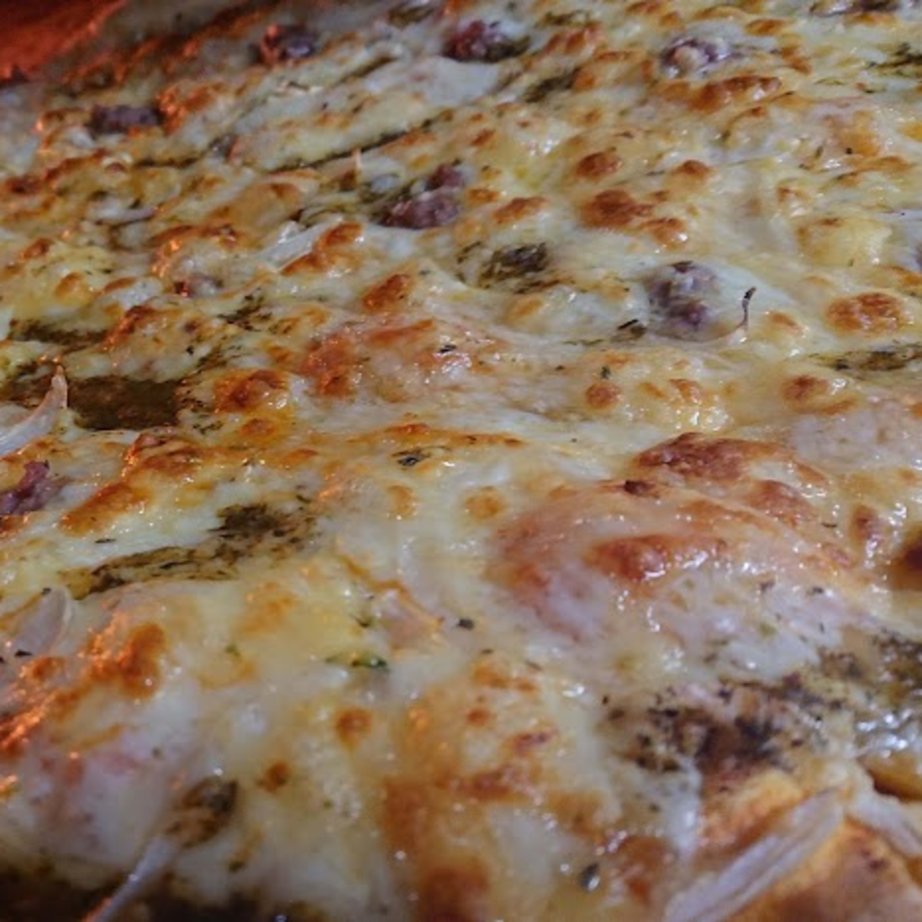 CHIMICHURRI: GROUND MEAT + ONION + EMMENTAL + CHIMICHURRI SAUCE