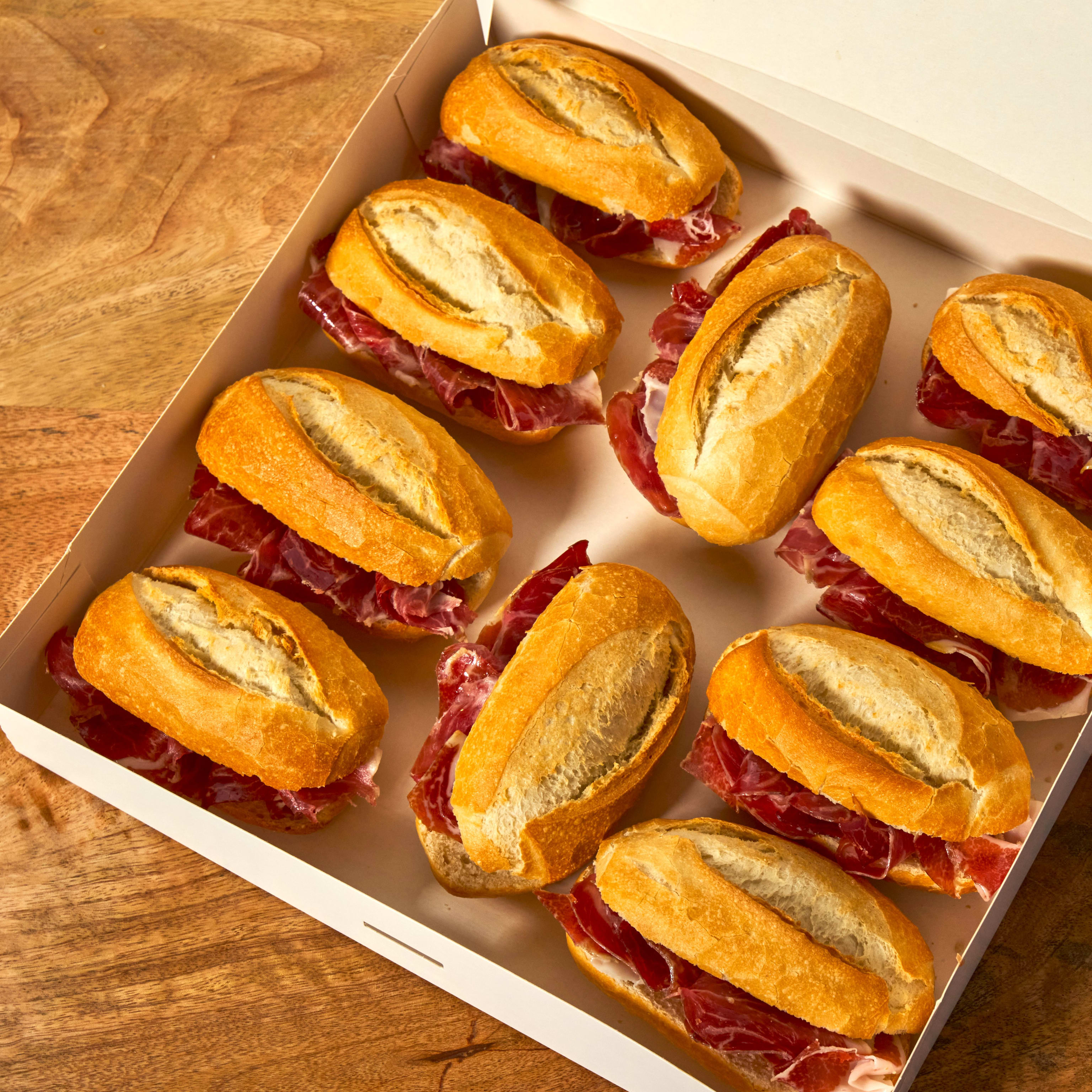Caja De 10 Pulguitas De Jamón Ibérico
