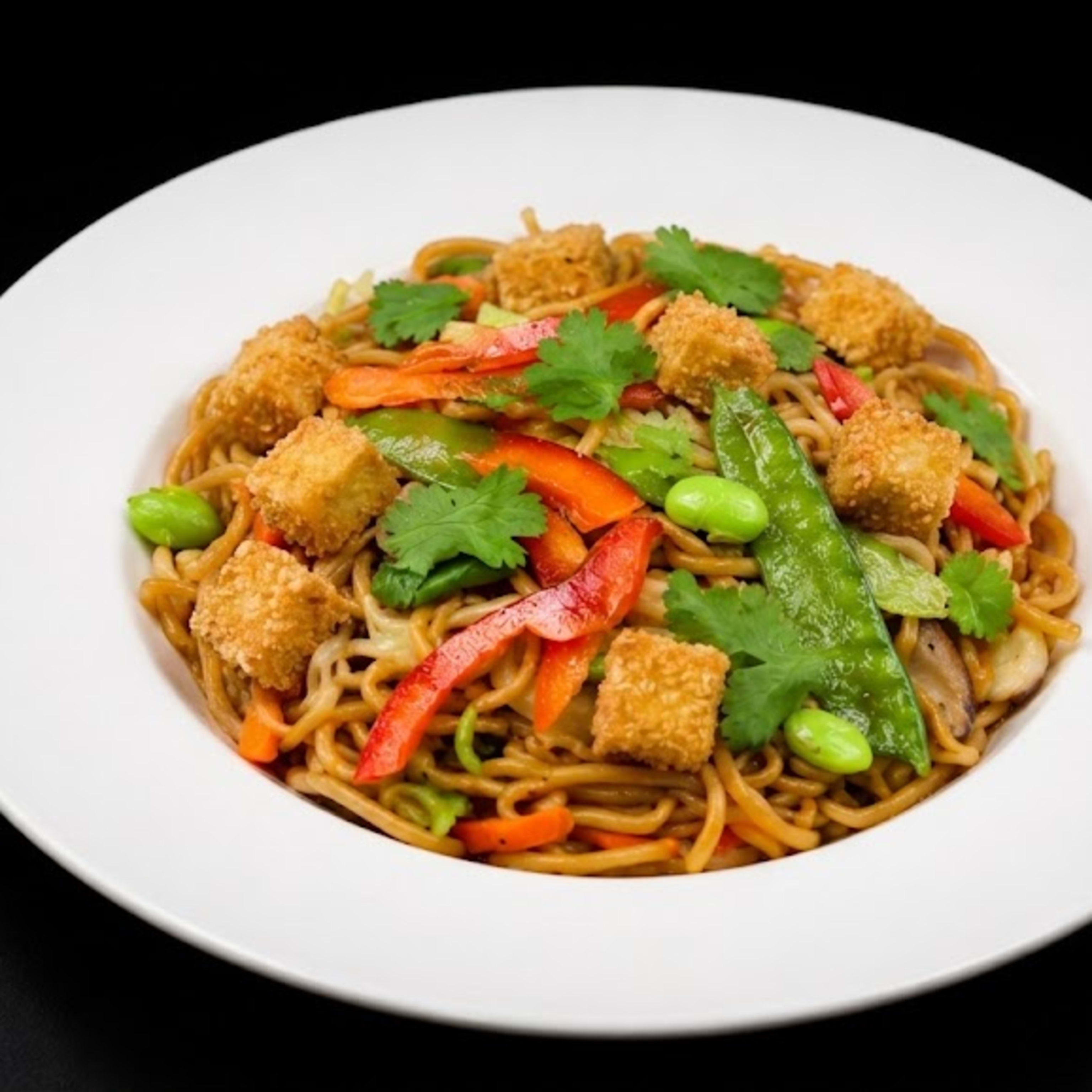 New!! Yakisoba verduras con Tofu crunchy