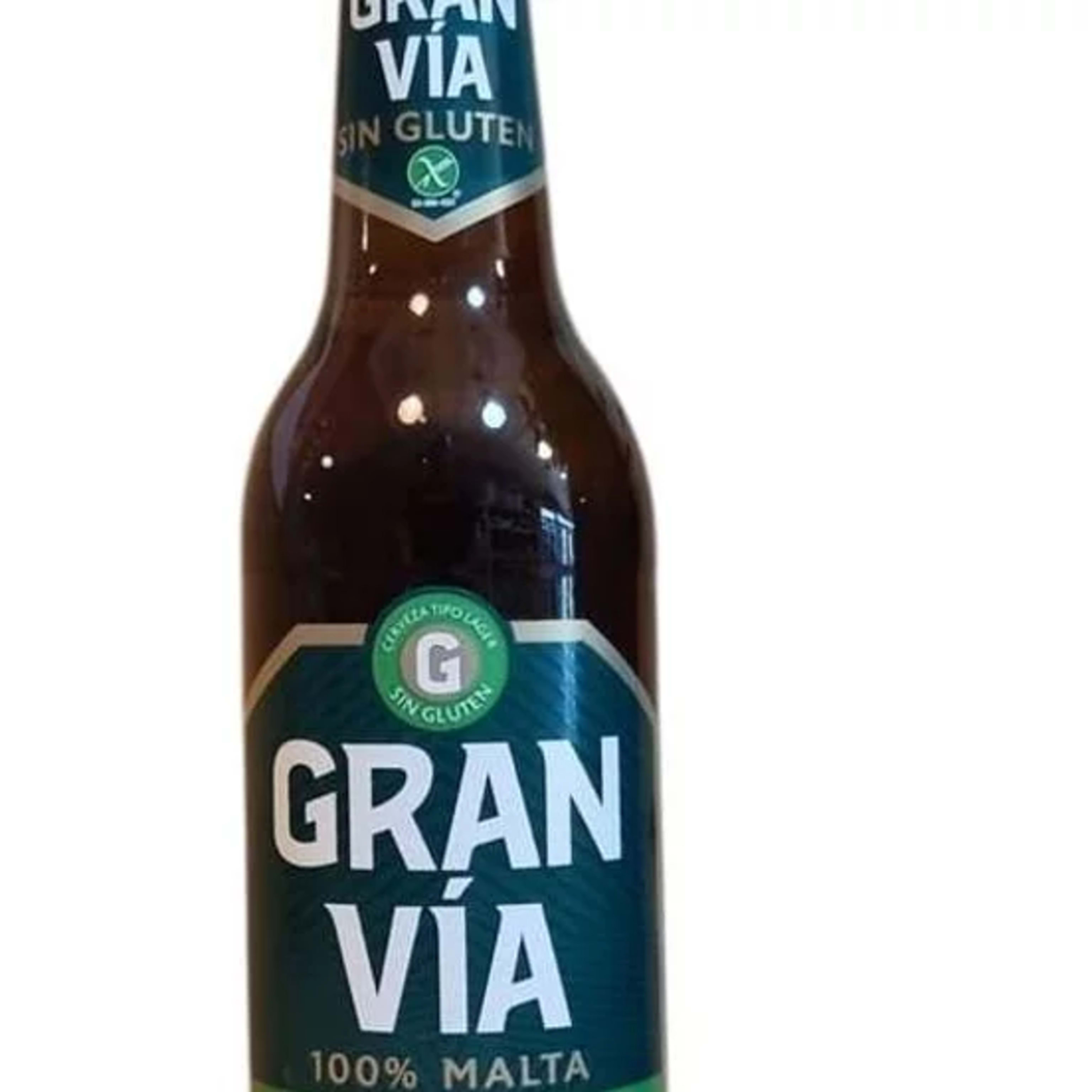 Cerveza Gran Via 33 cl. - Sin Gluten