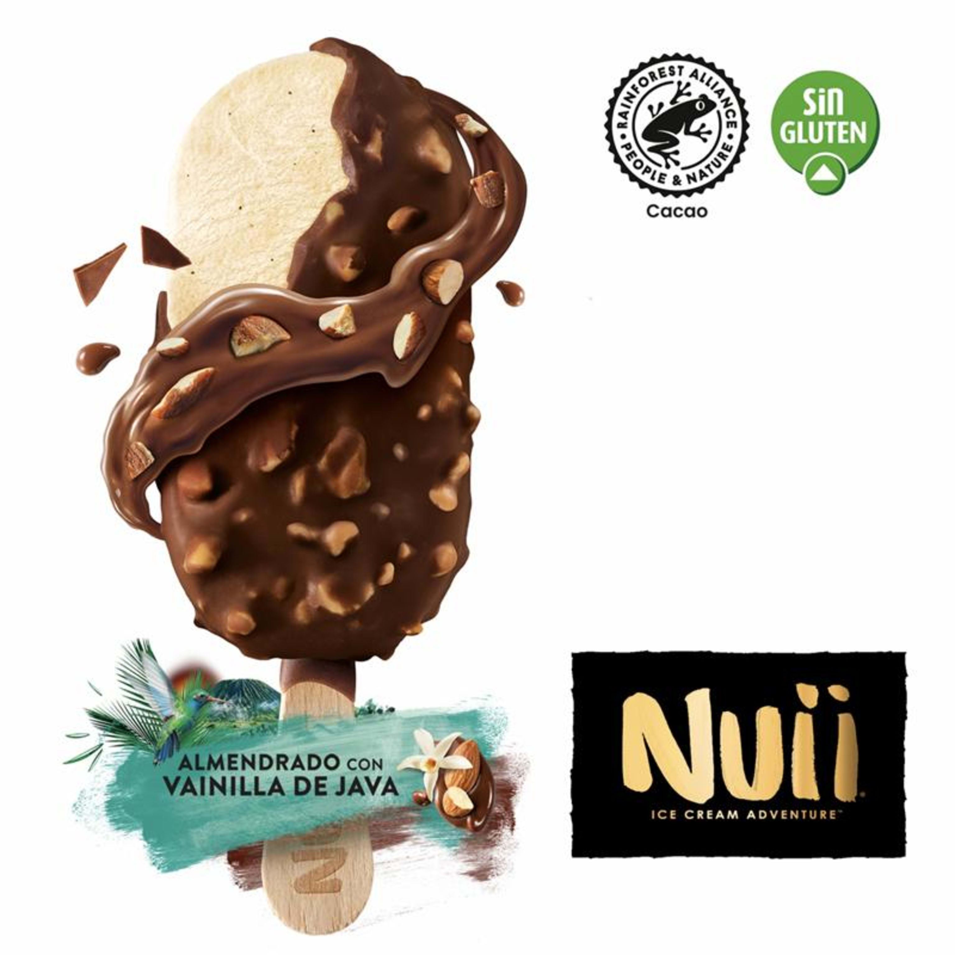 HELADO ALMENDRADO CON VAINILLA DE JAVA