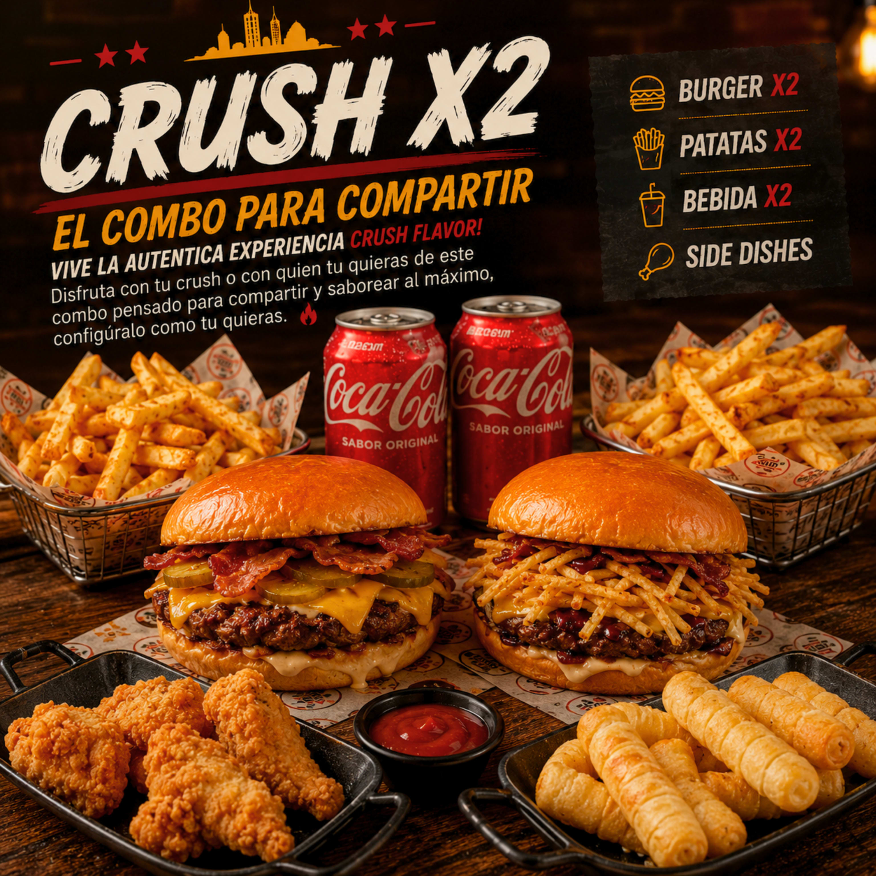 COMBO PARA X2