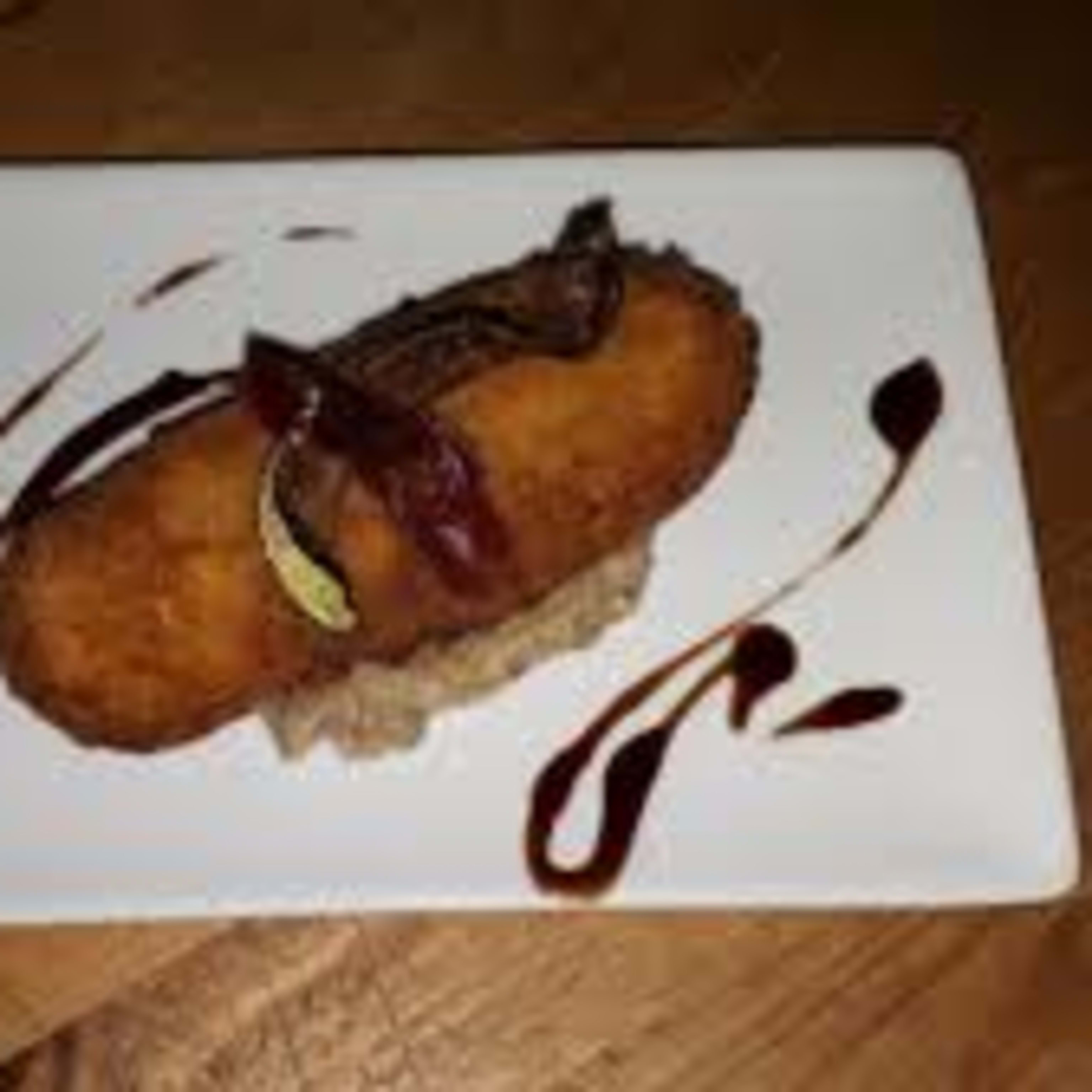 Croquetón XL de risotto, shitake y parmesano