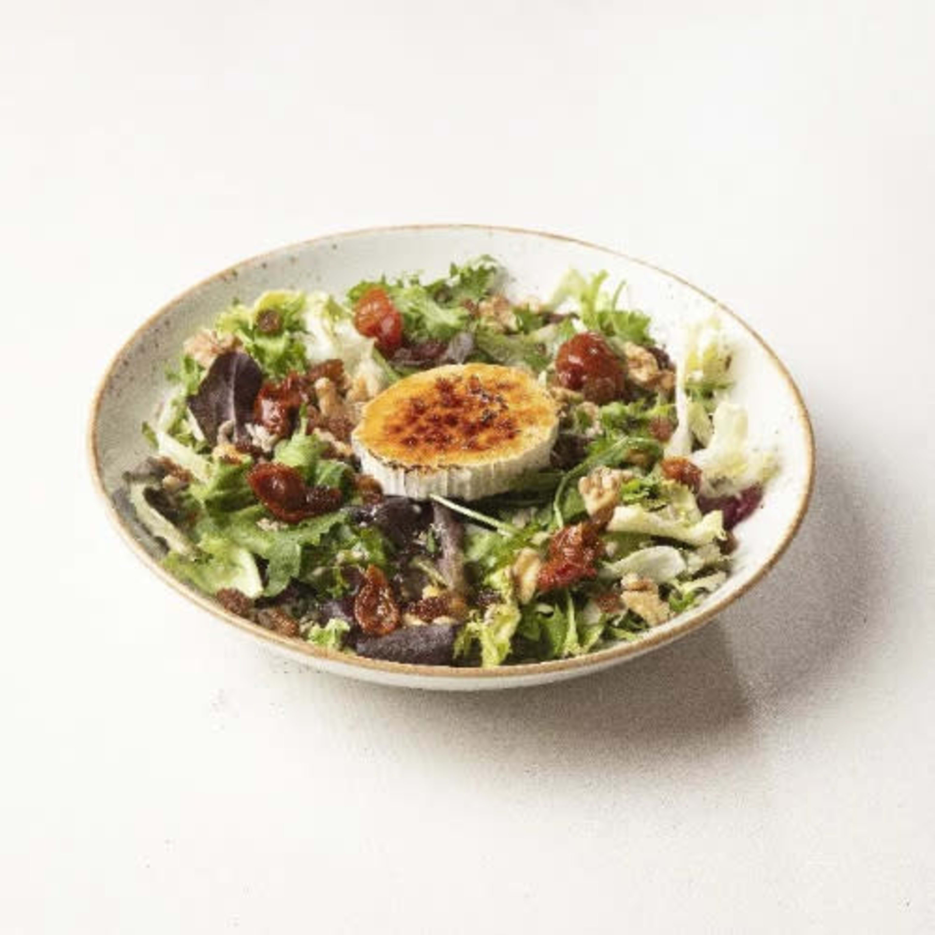 Ensalada Con Queso De Cabra Caramelizada