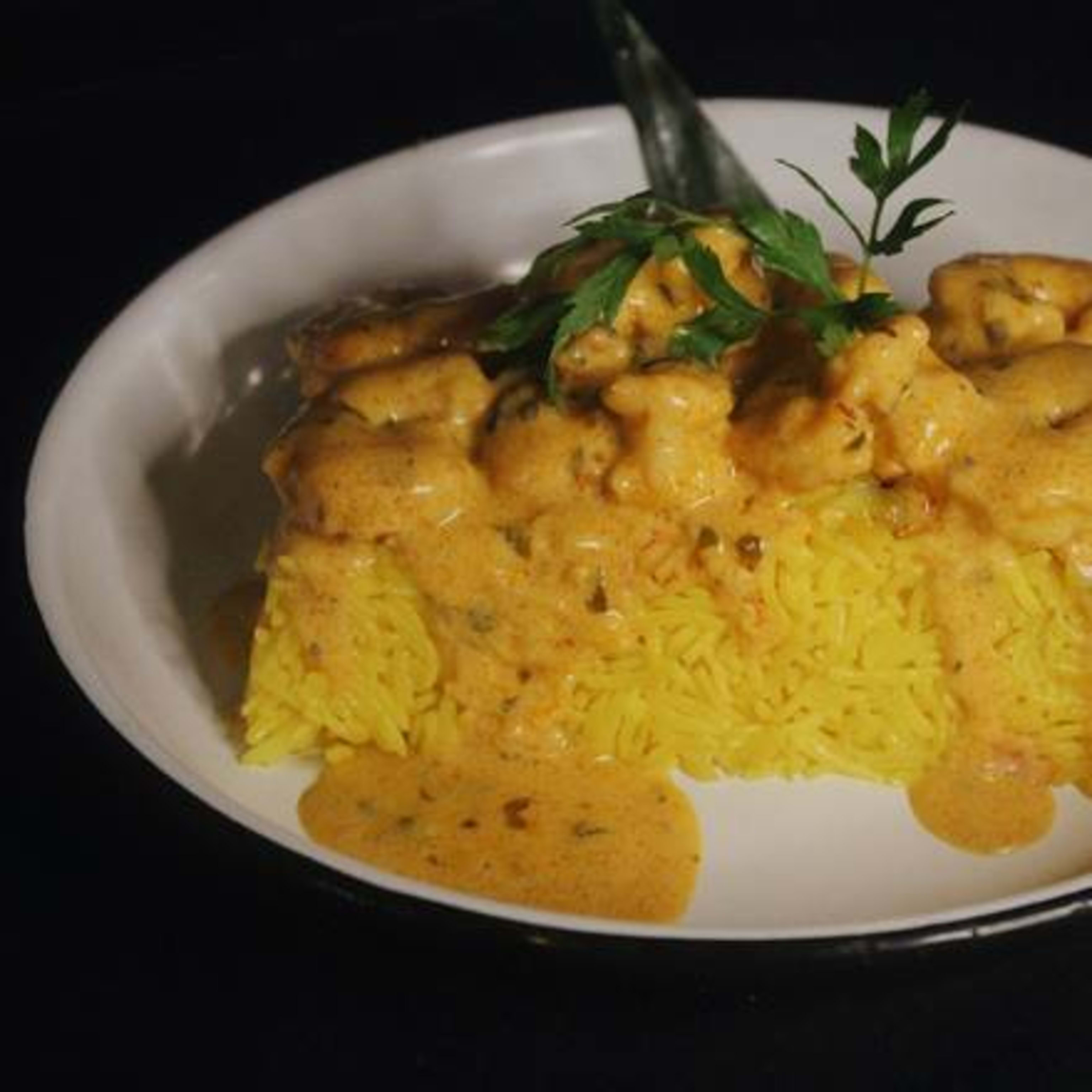 Gambas con Arroz