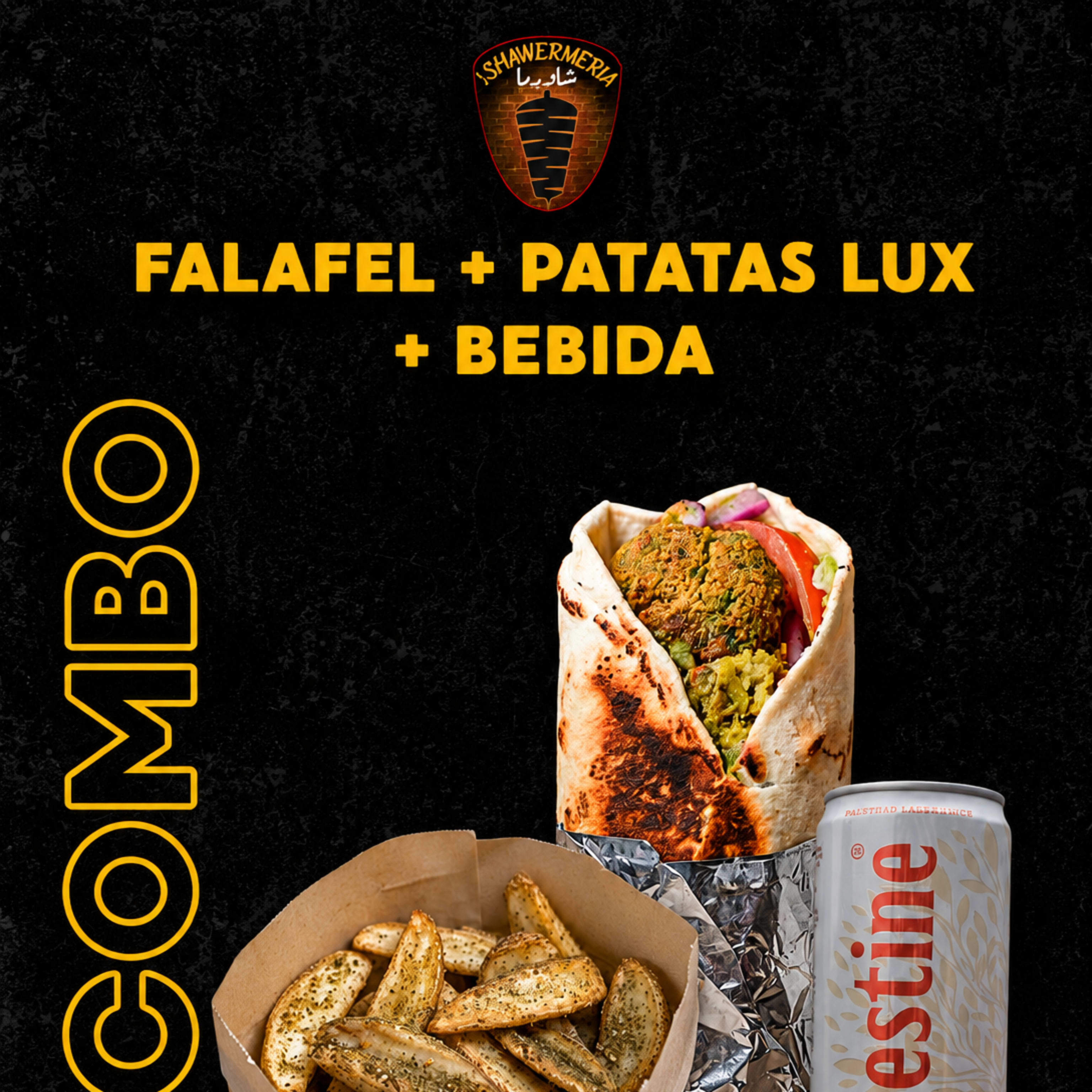 Menú Falafel + Patatas Luxe + Bebida