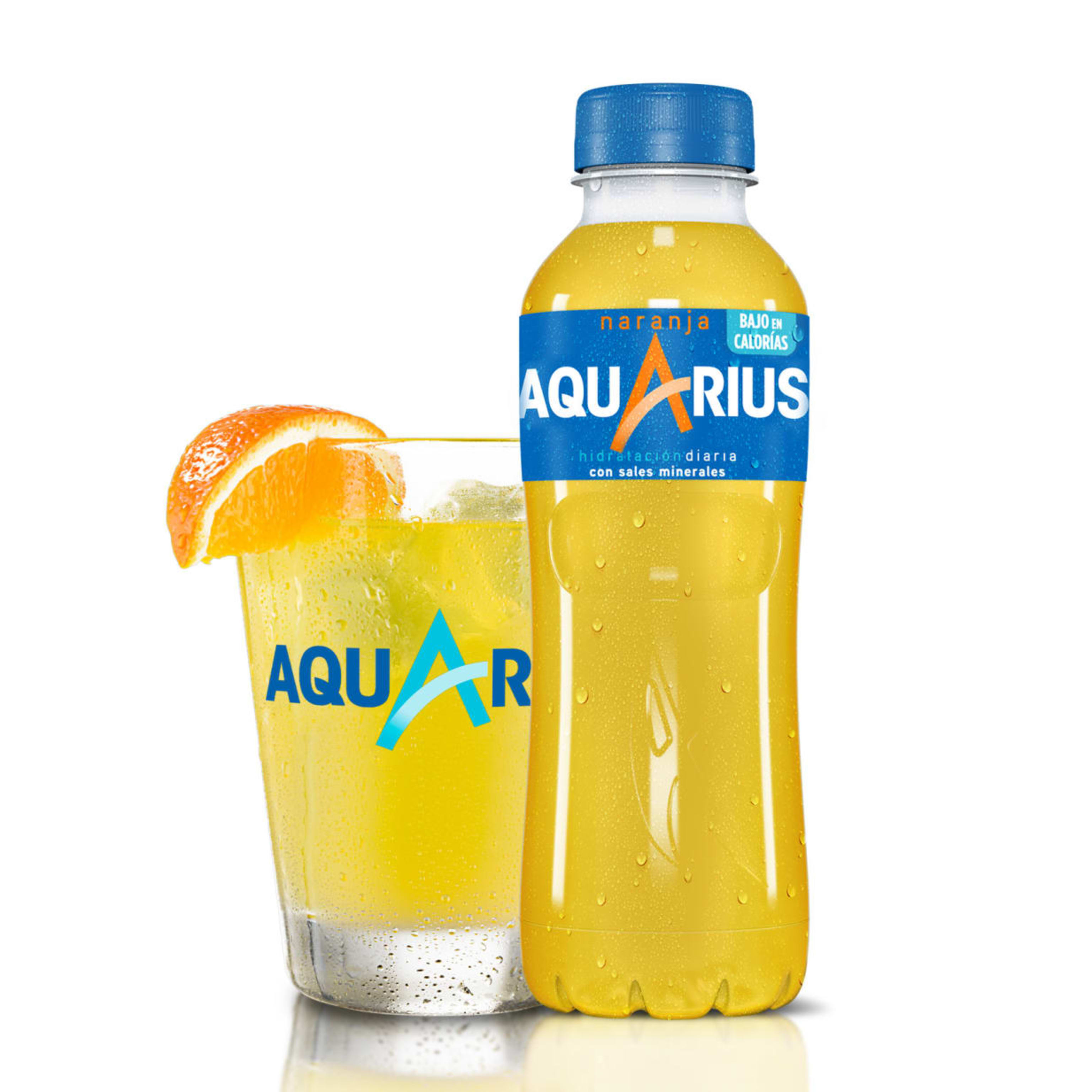 Aquarius Naranja lata 330ml.