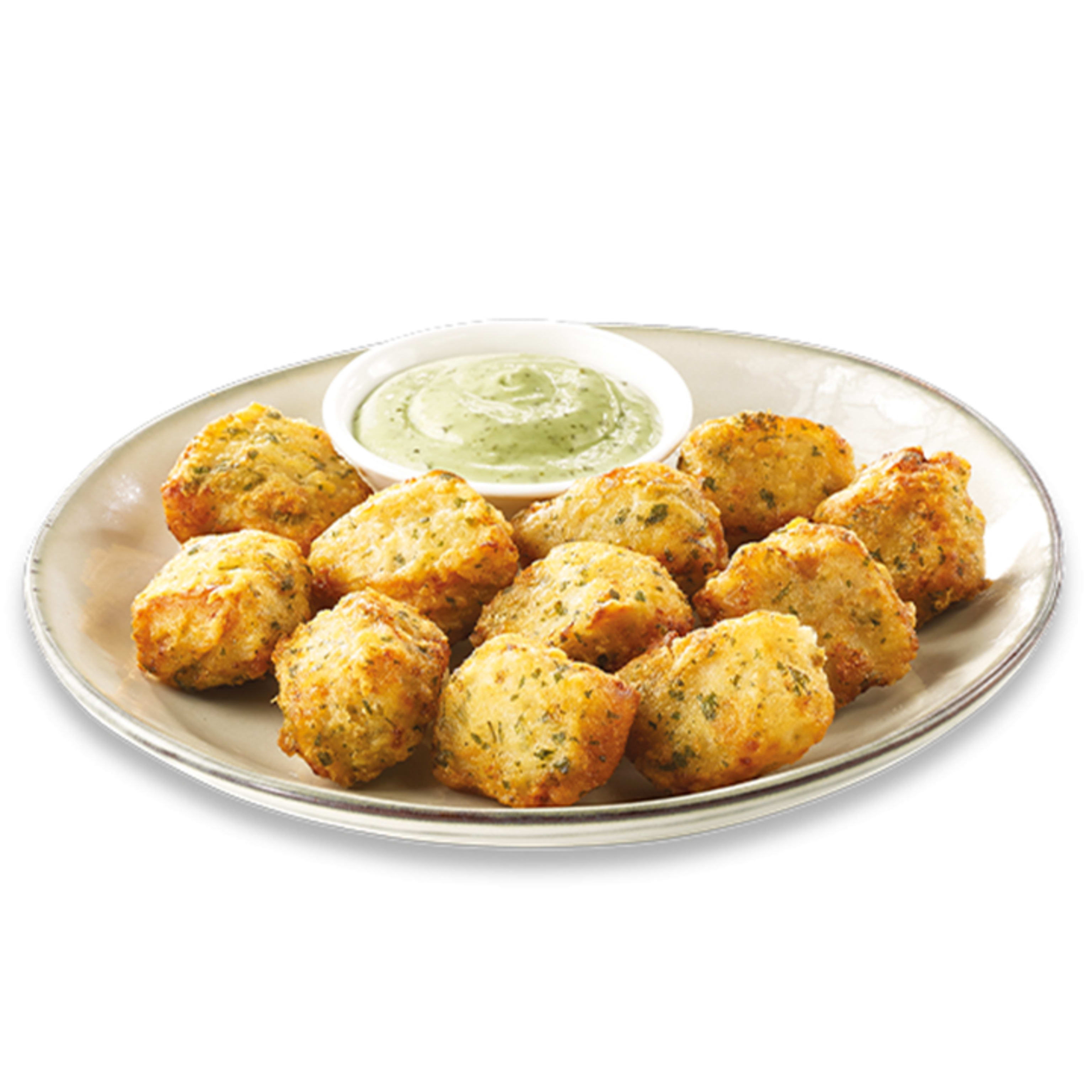 Crunchy de pollo al ajillo
