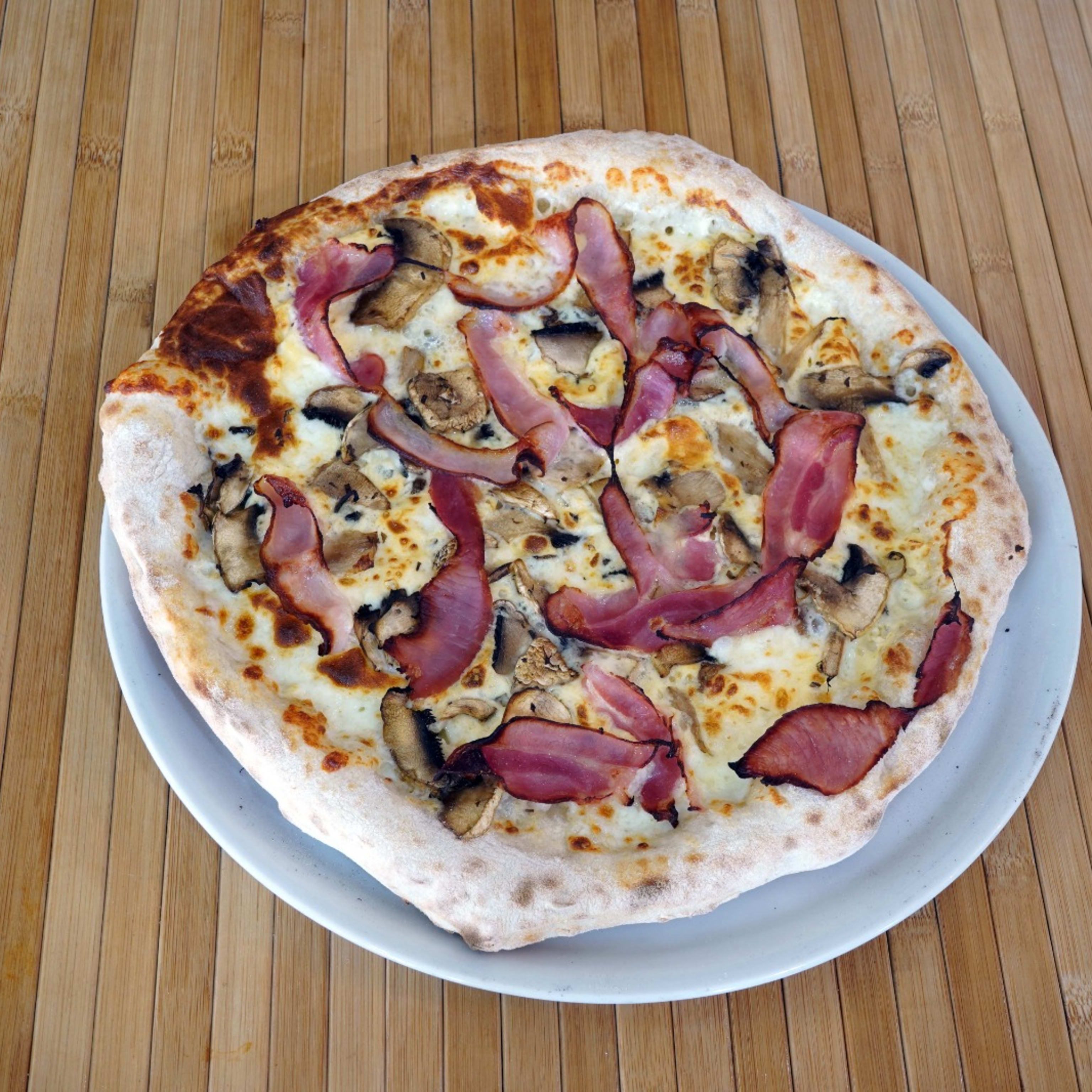 Pizza Carbonara individual