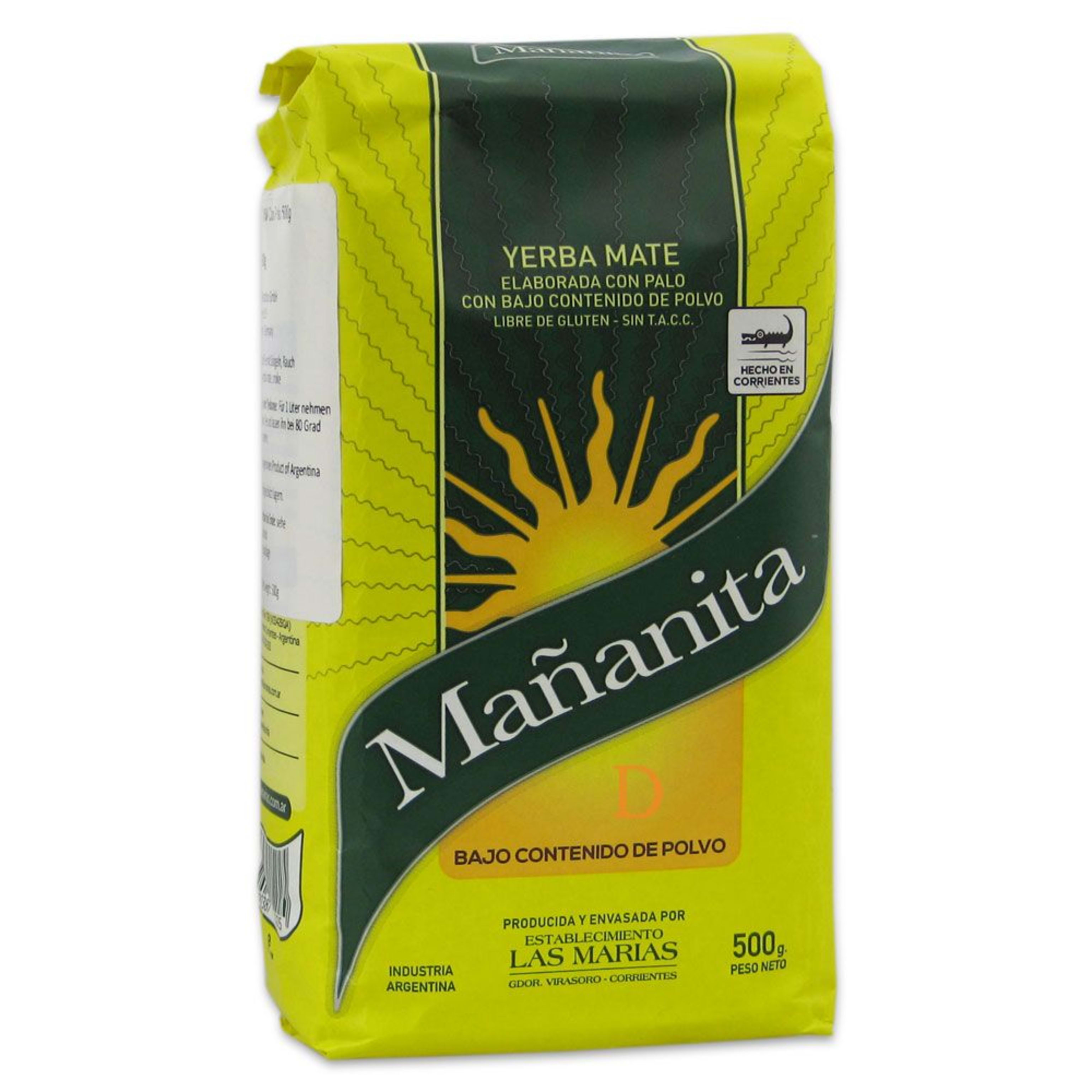 Mañanita BCP (Bajo contenido de polvo) 500g YERBA MATE