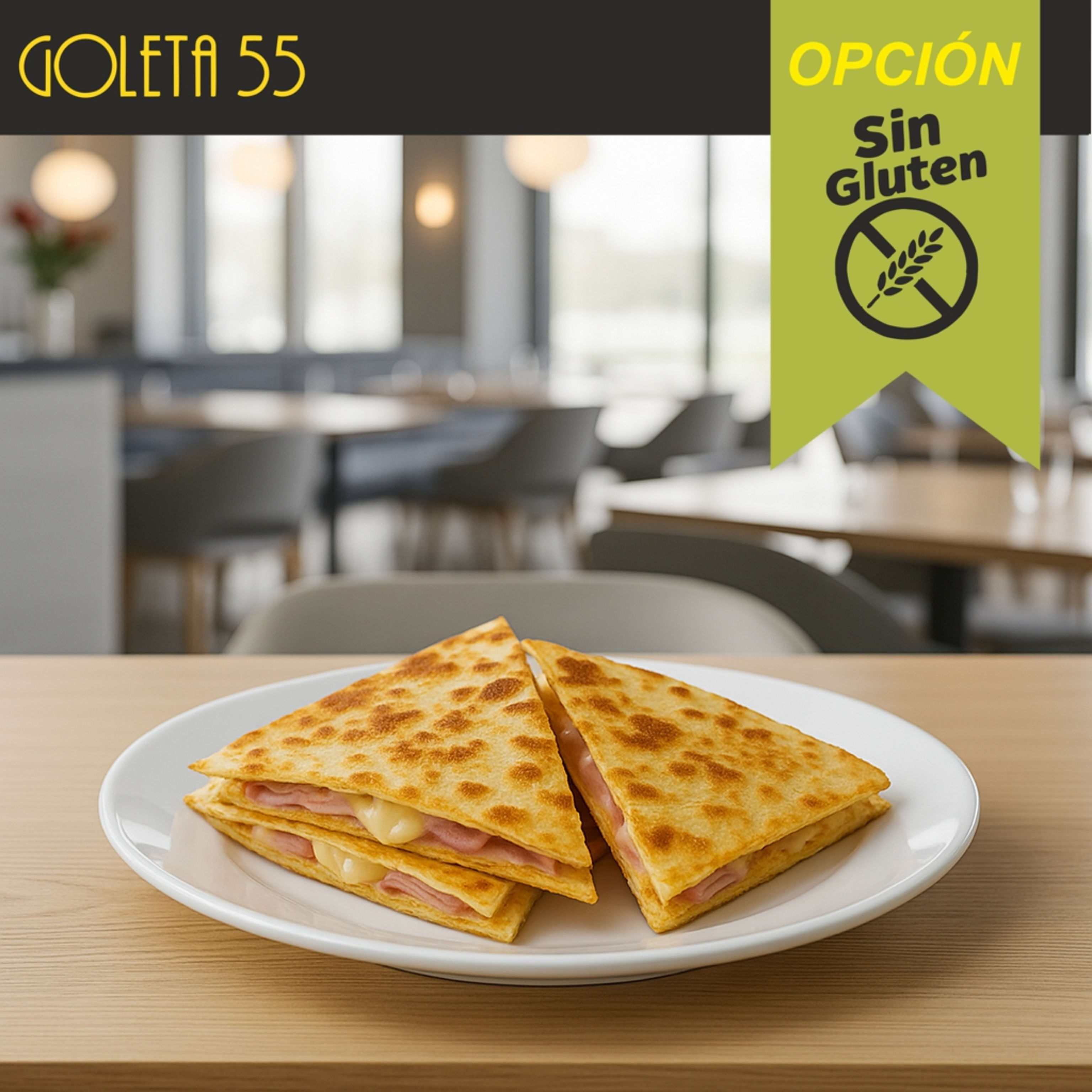 1/2 QUESADILLA De Jamón York y Queso S/G
