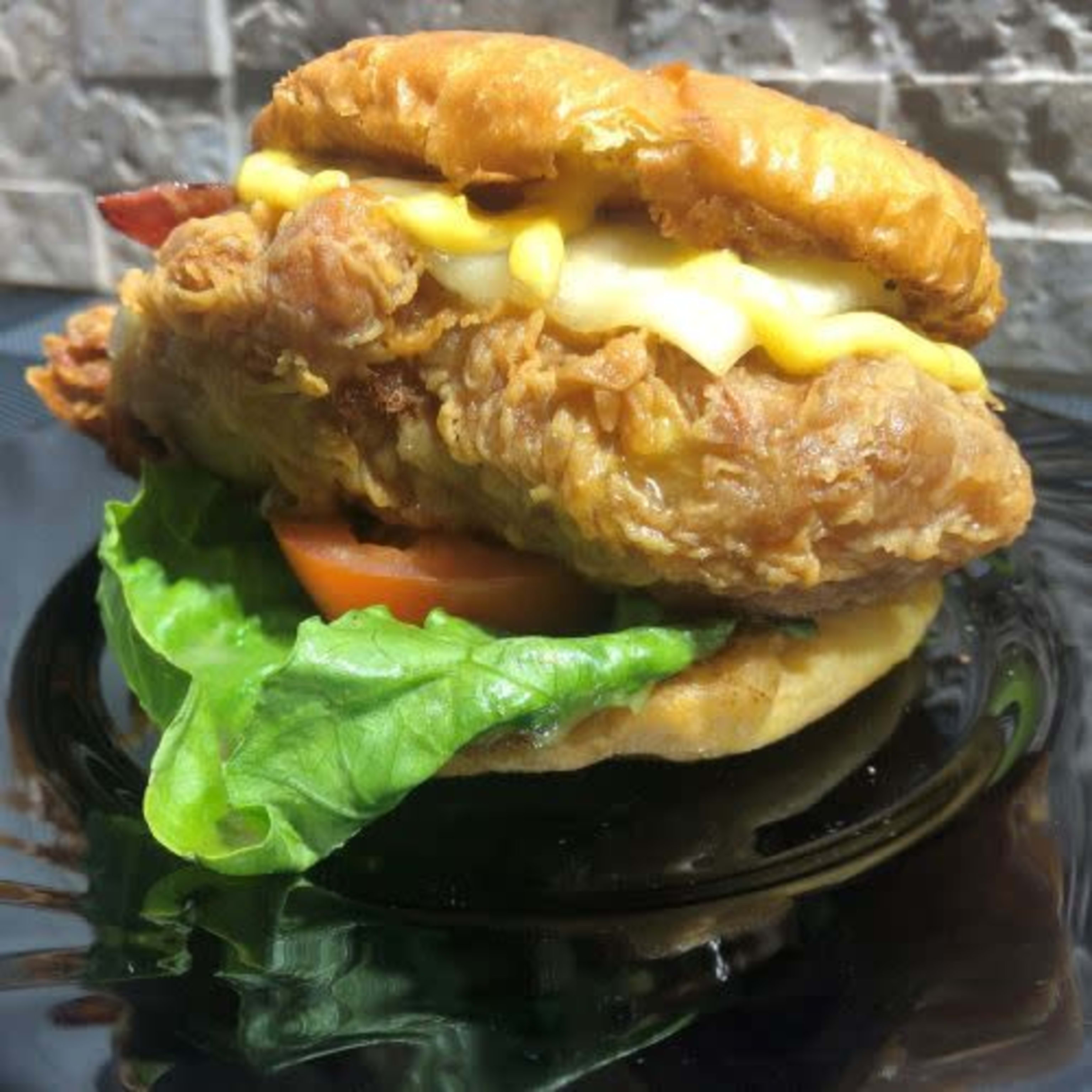 Crispy burger