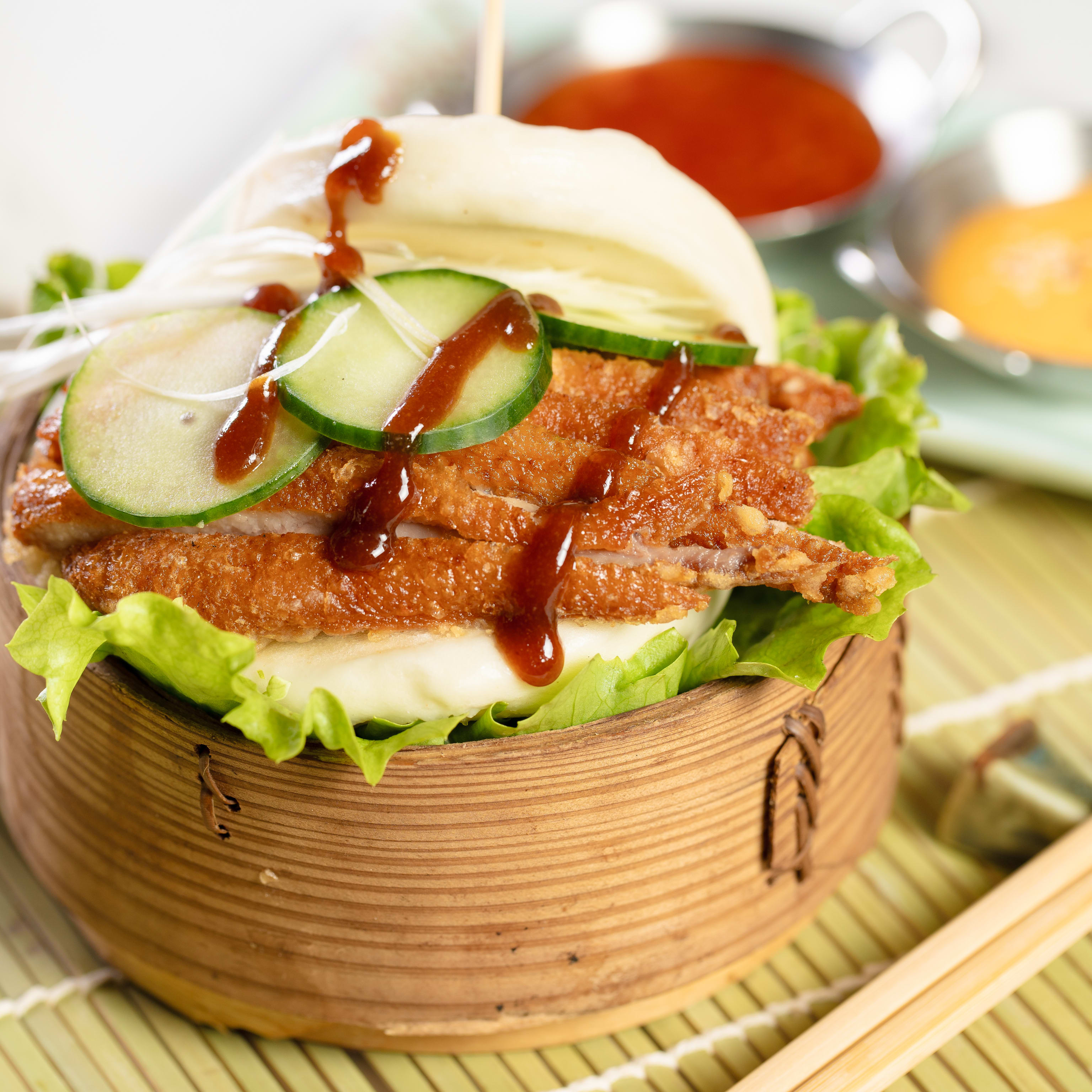 Bao de Pato con salsa Hoisin Casera