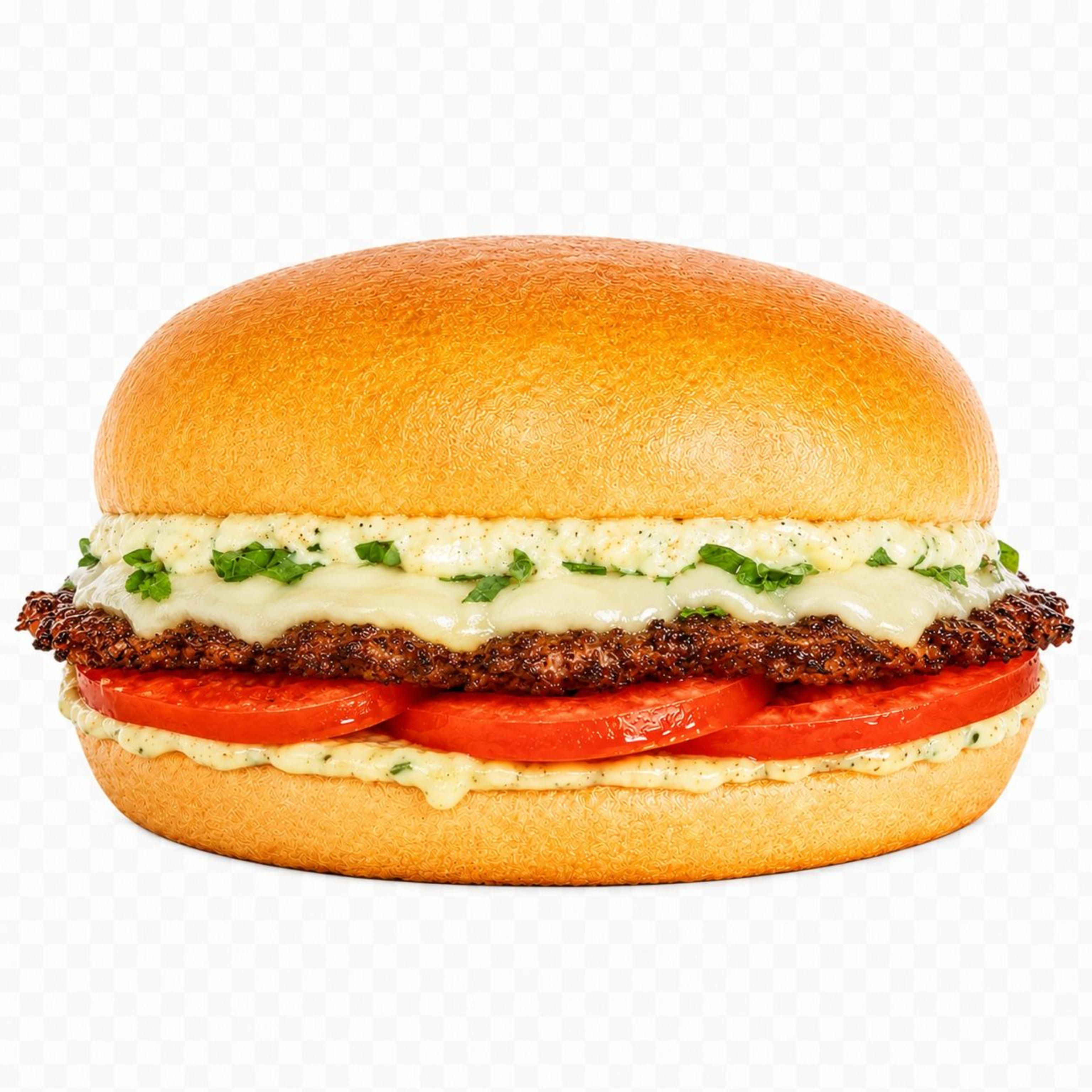 Hamburguesa Fuerte al medio