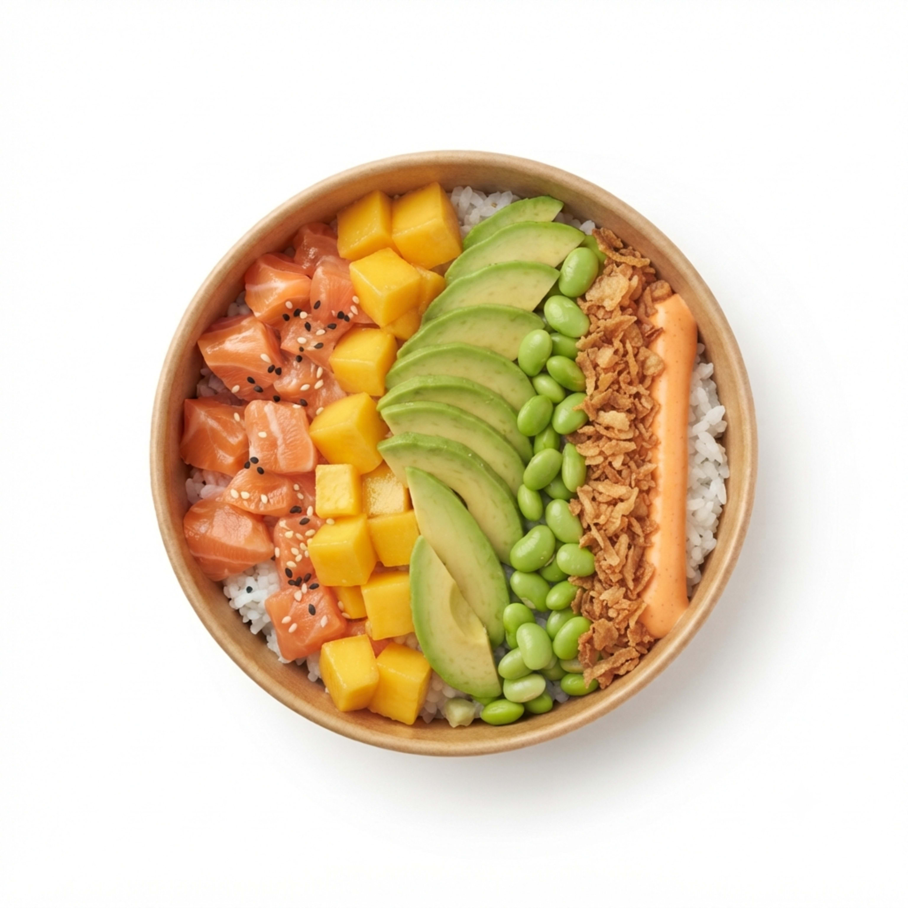 Salmón Mango Crujiente
