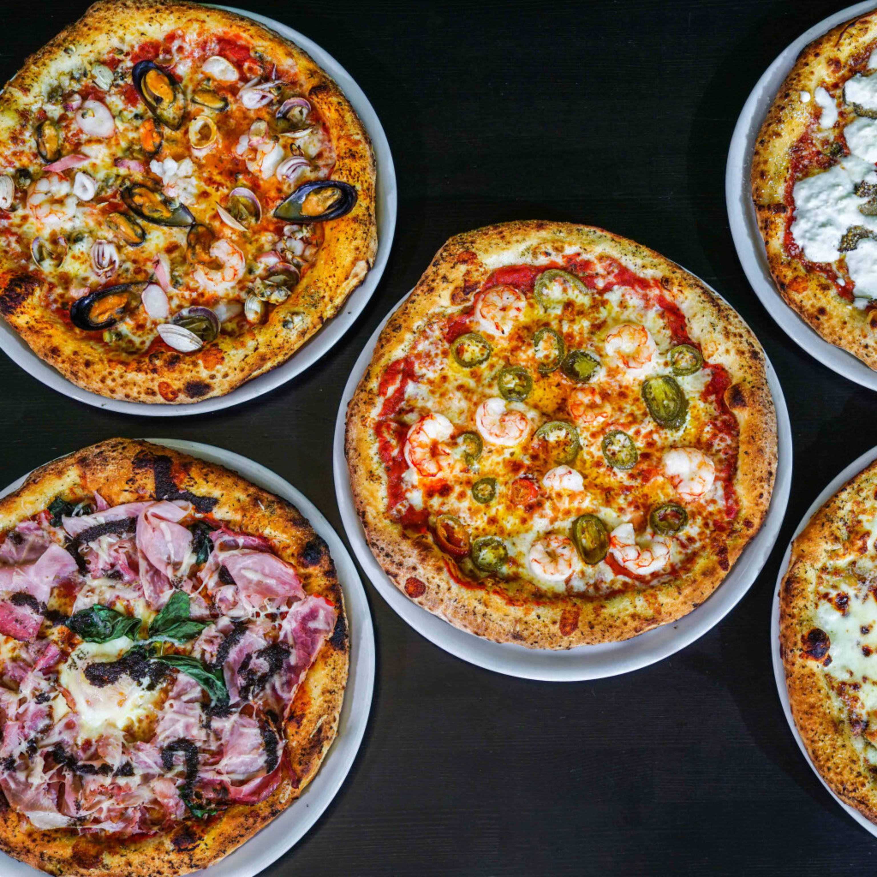 Pizza gourmet de trufas