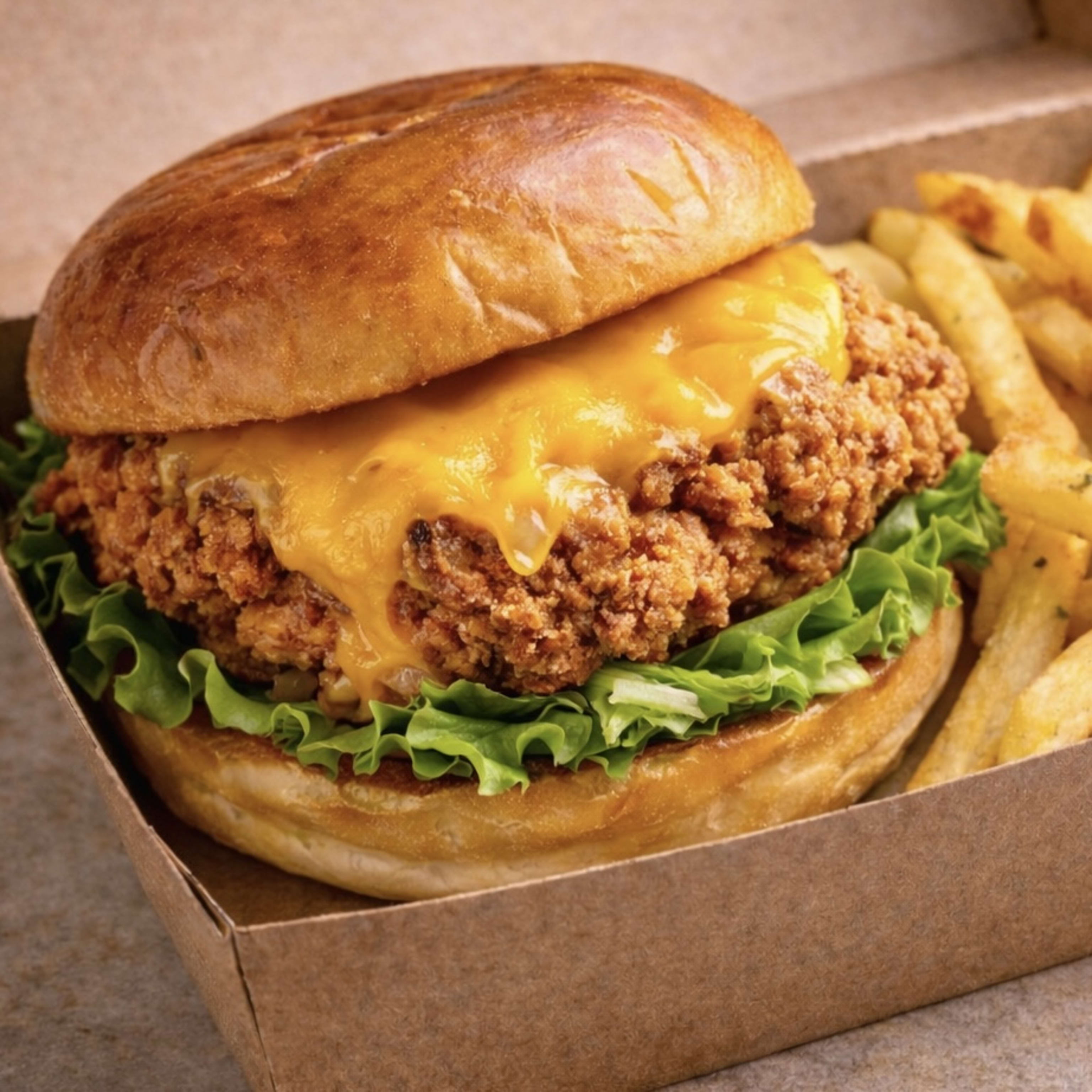   Crispy Chicken Burger