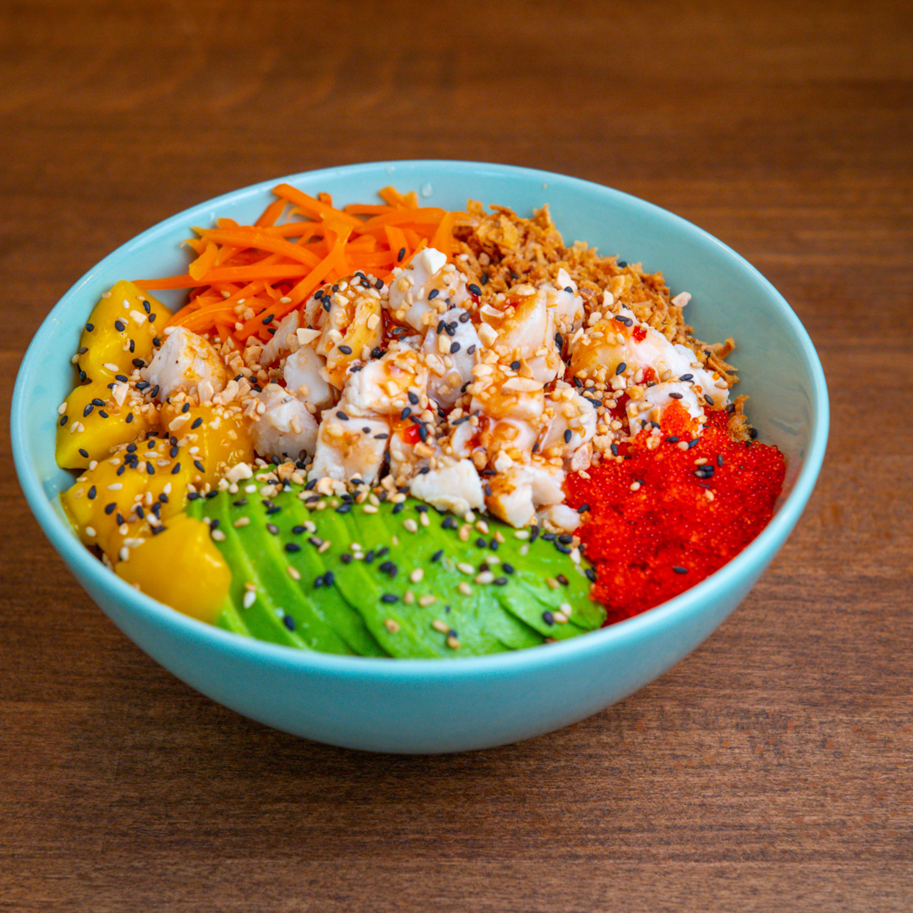 Crunchy chicken Poké