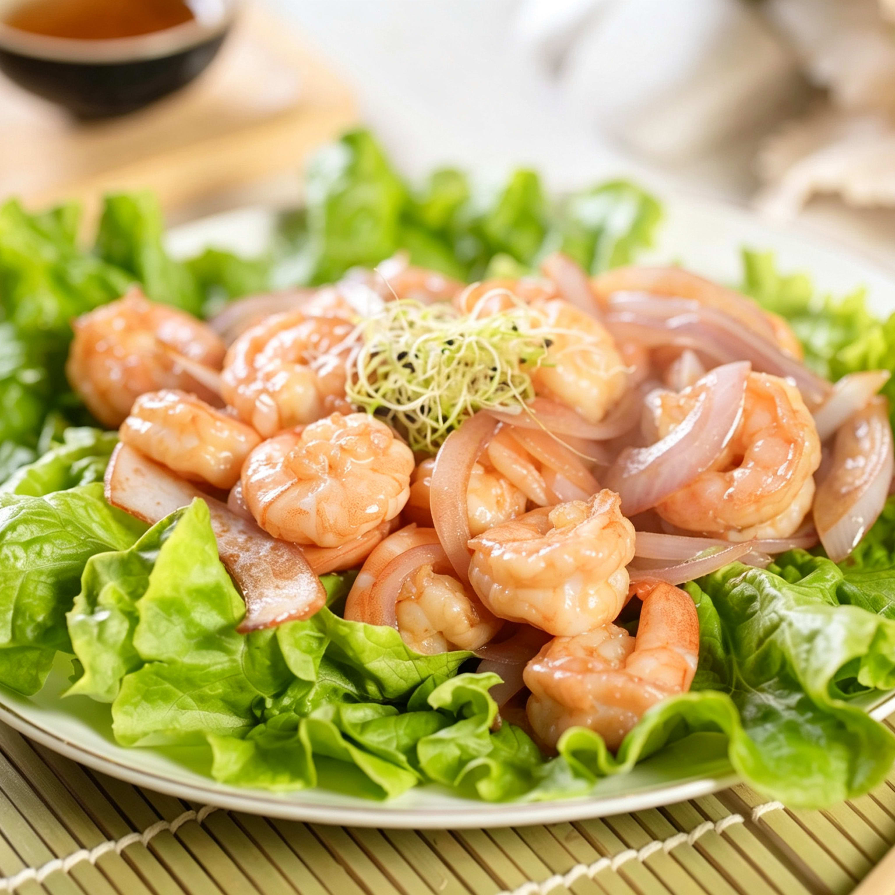 Langostinos Encebollados Sin Gluten