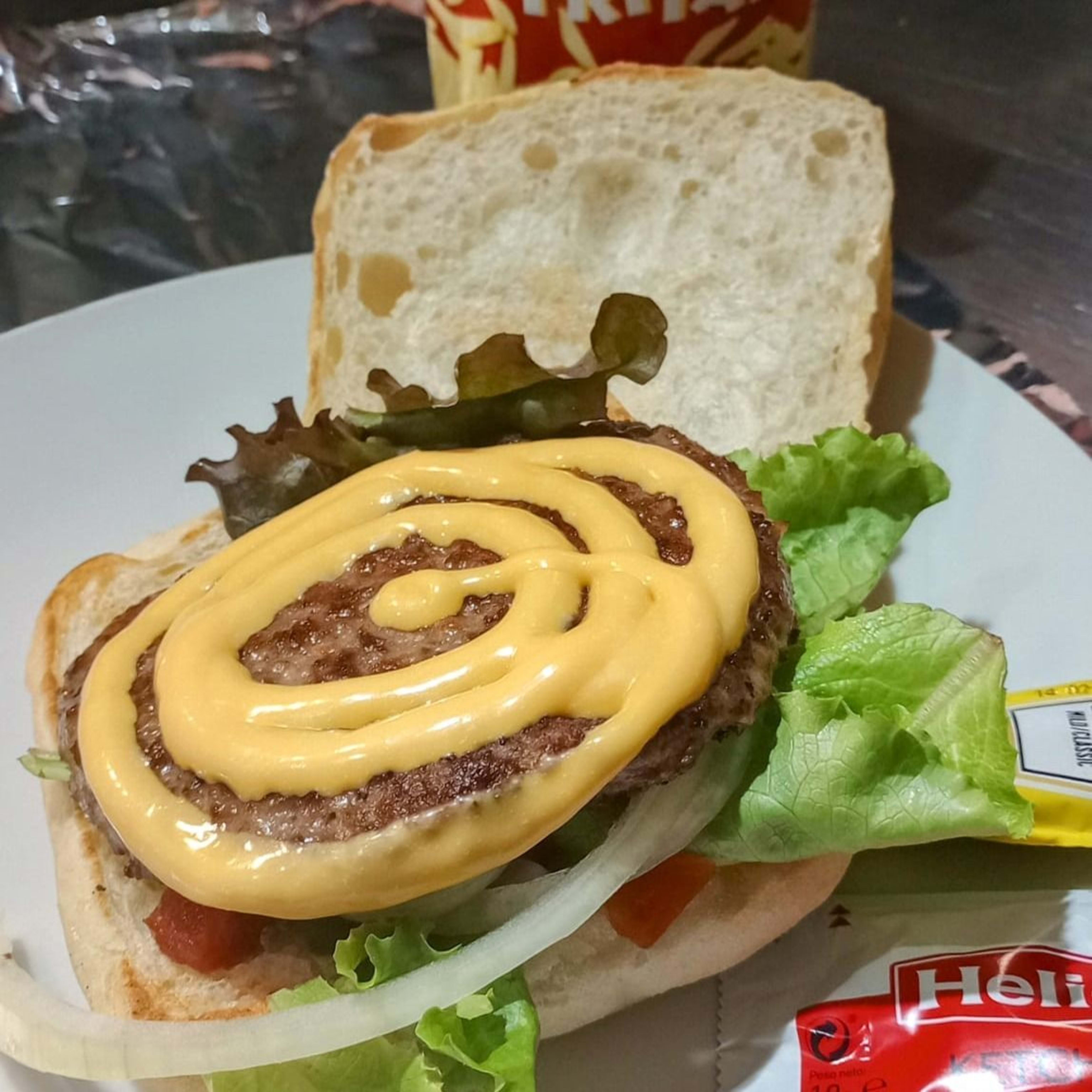 Burger Con Queso