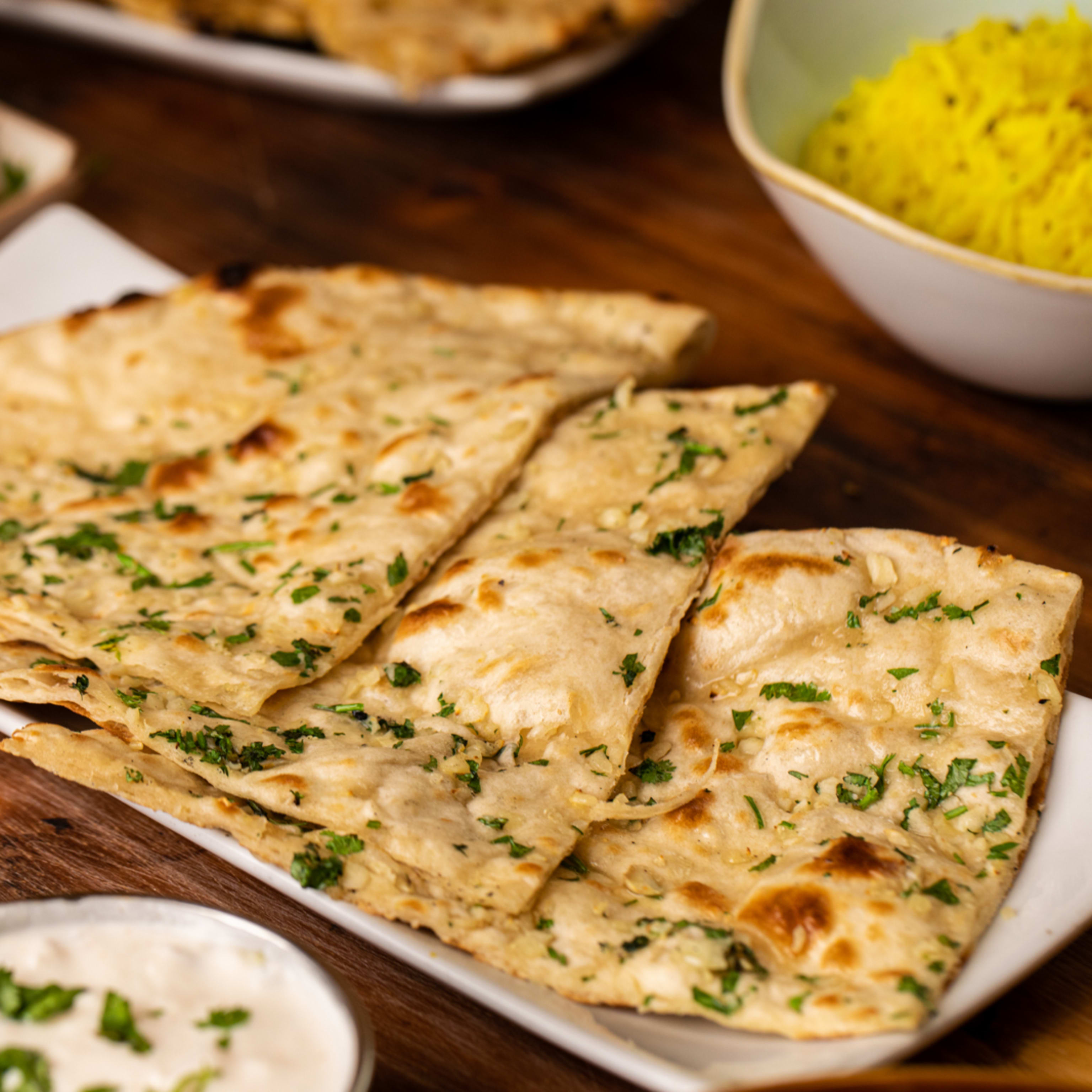 Naan de Ajo.