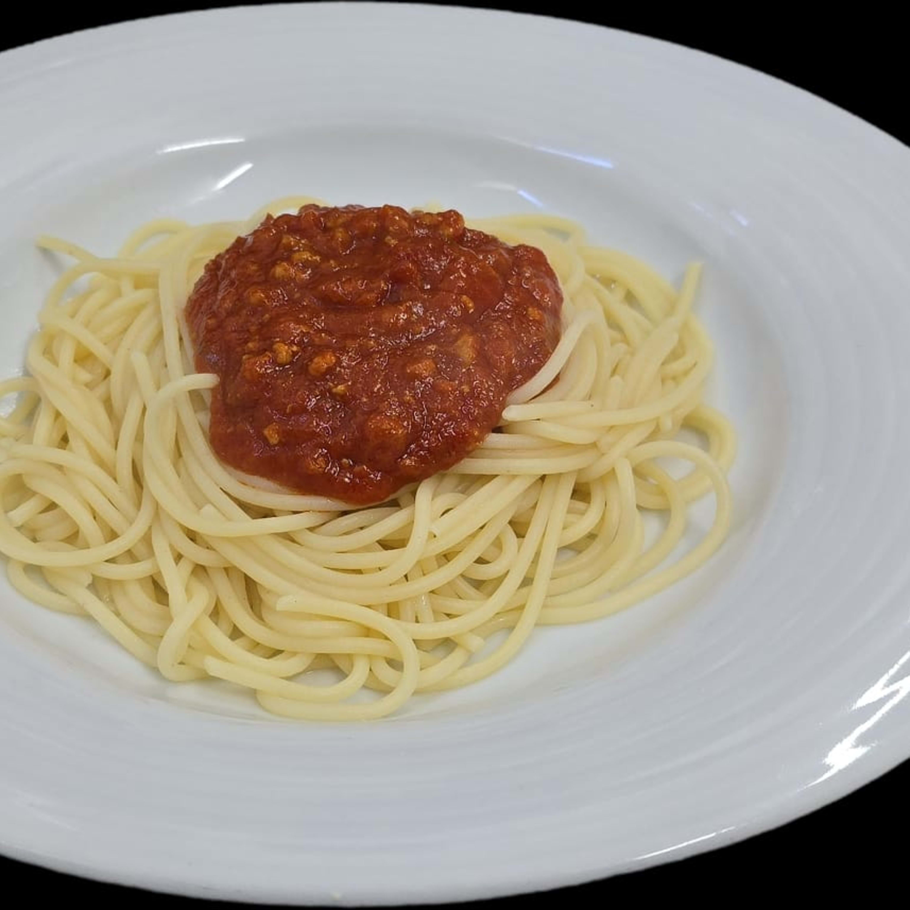 Espaguettis boloña niño