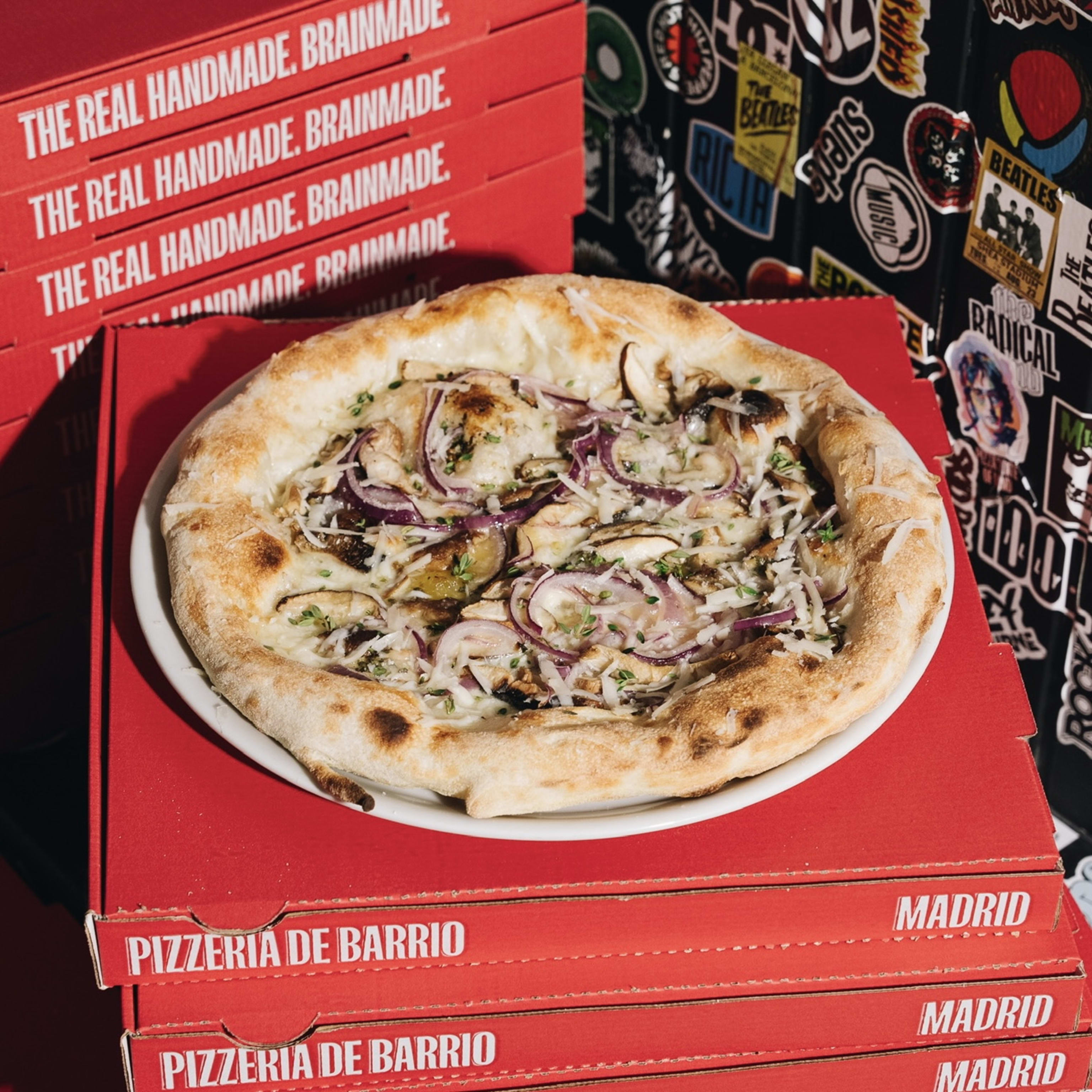 Pizza Wild Setas (Vegetariana)