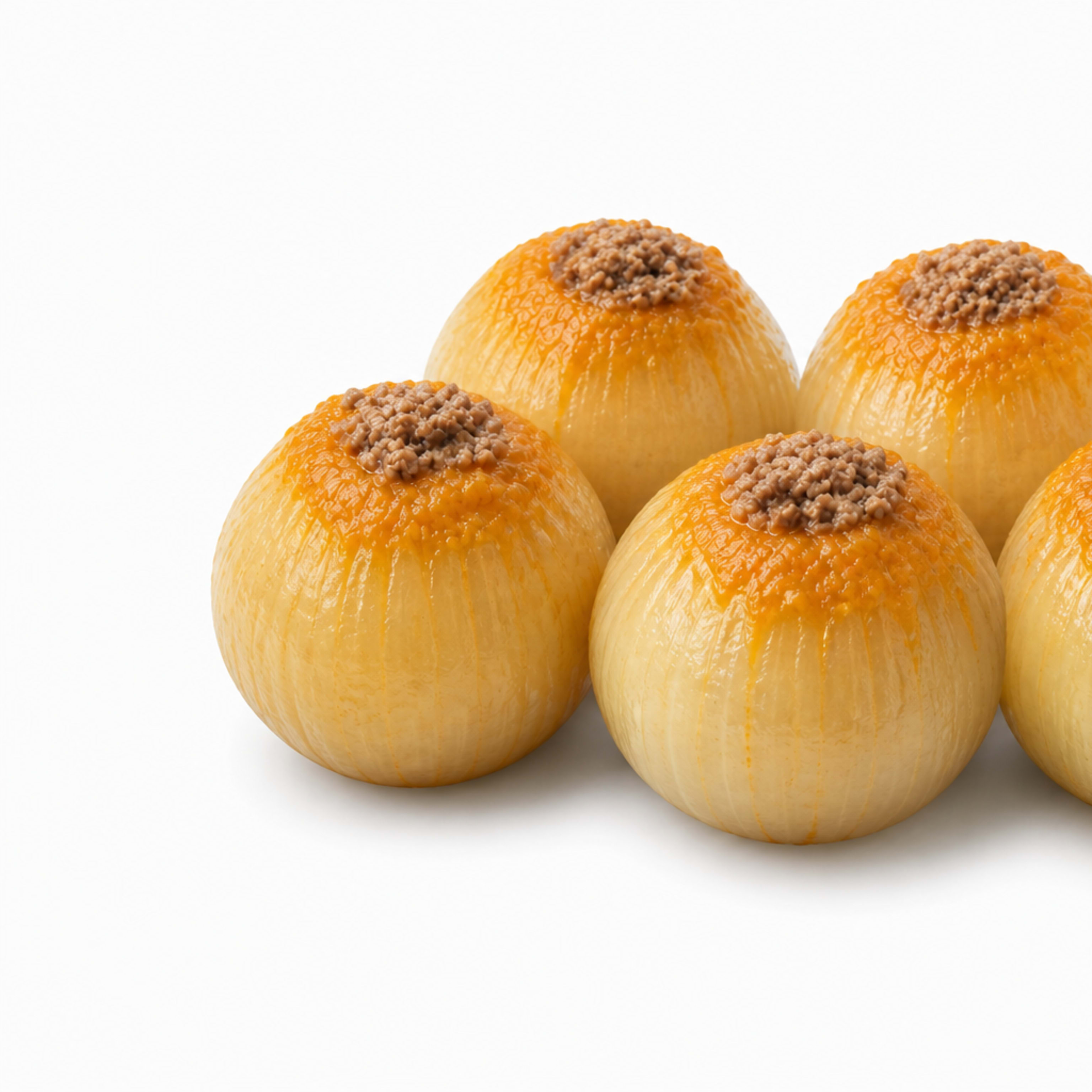 Cebollas rellenas de carne