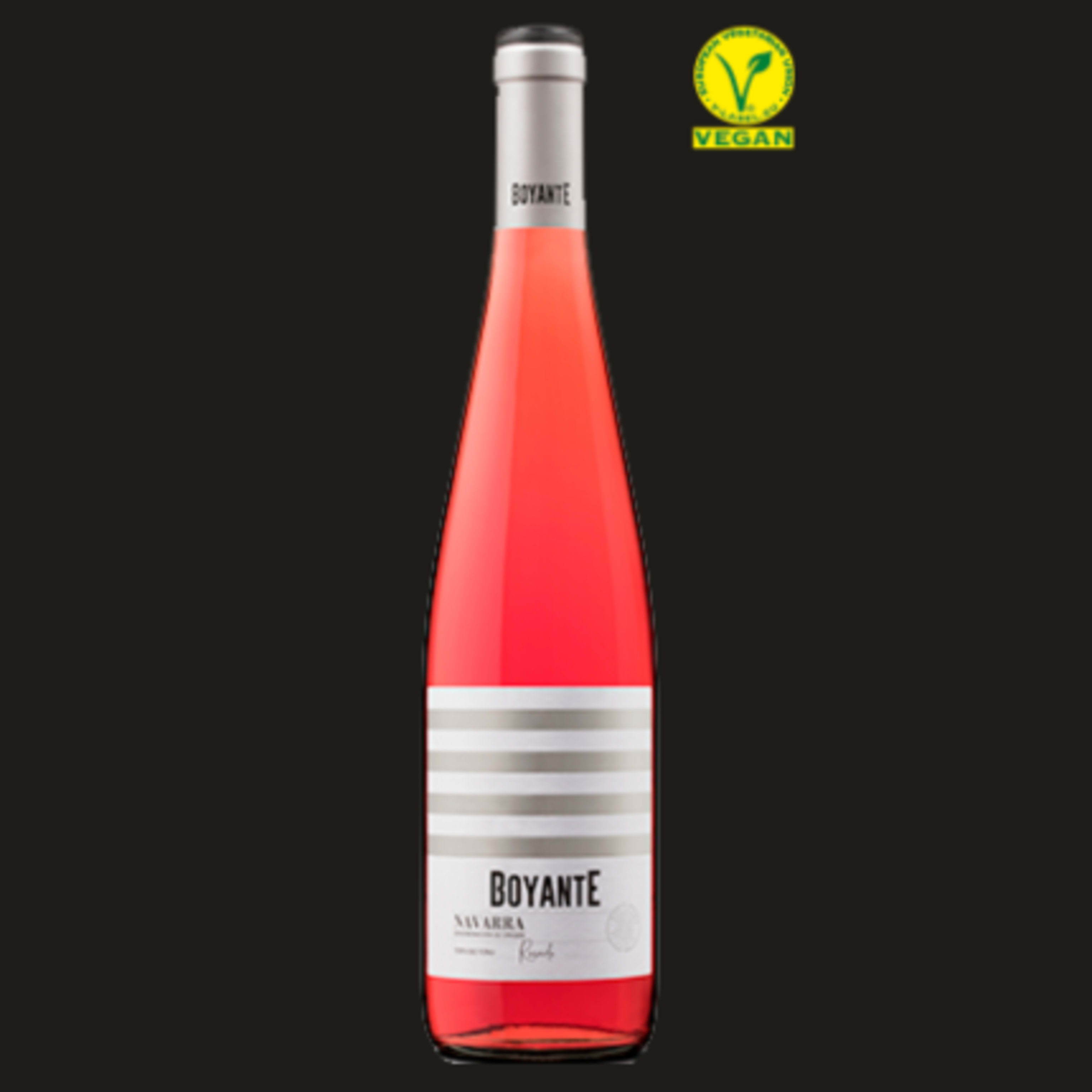 Bouteille de vin rosé
