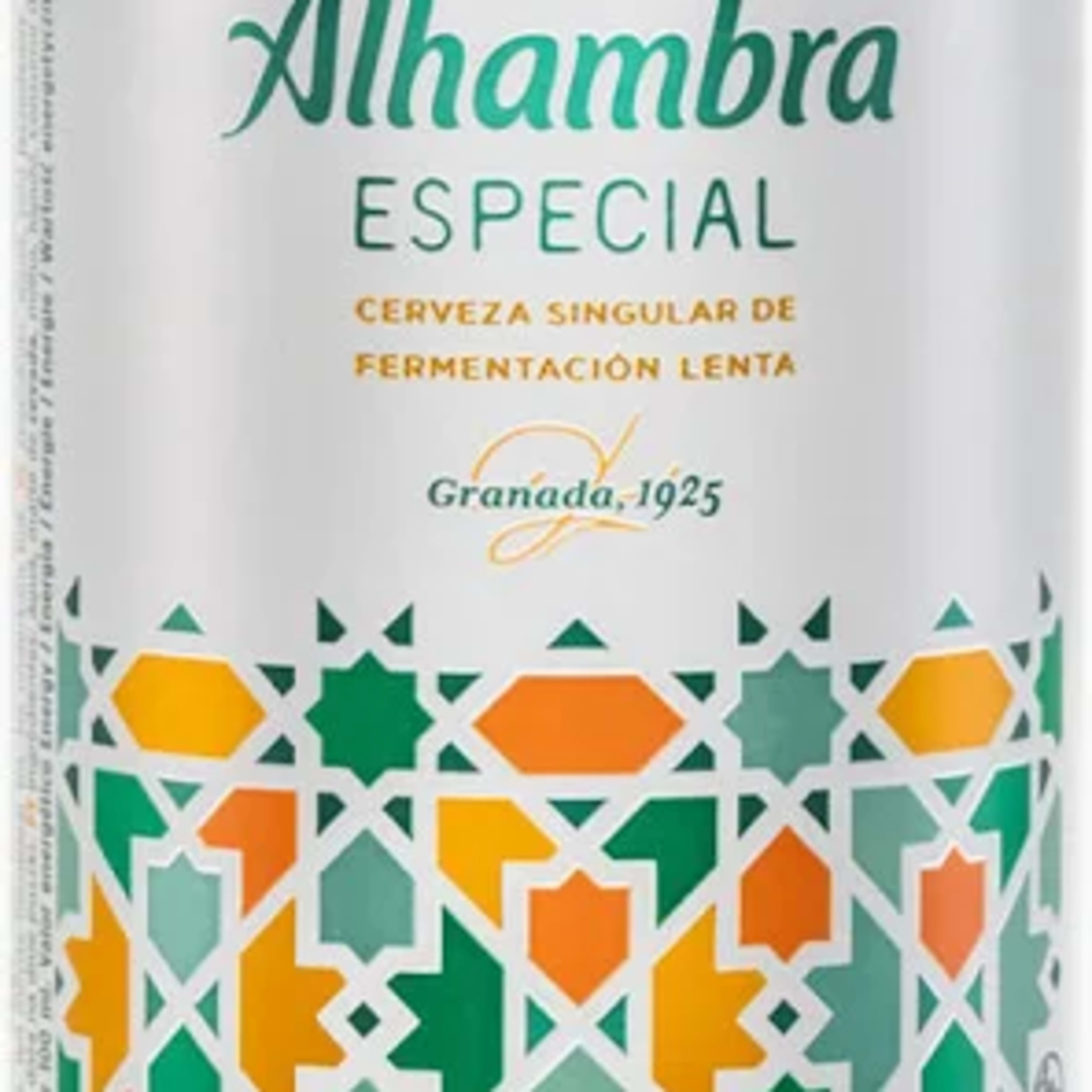 Cerveza Alhambra Lata