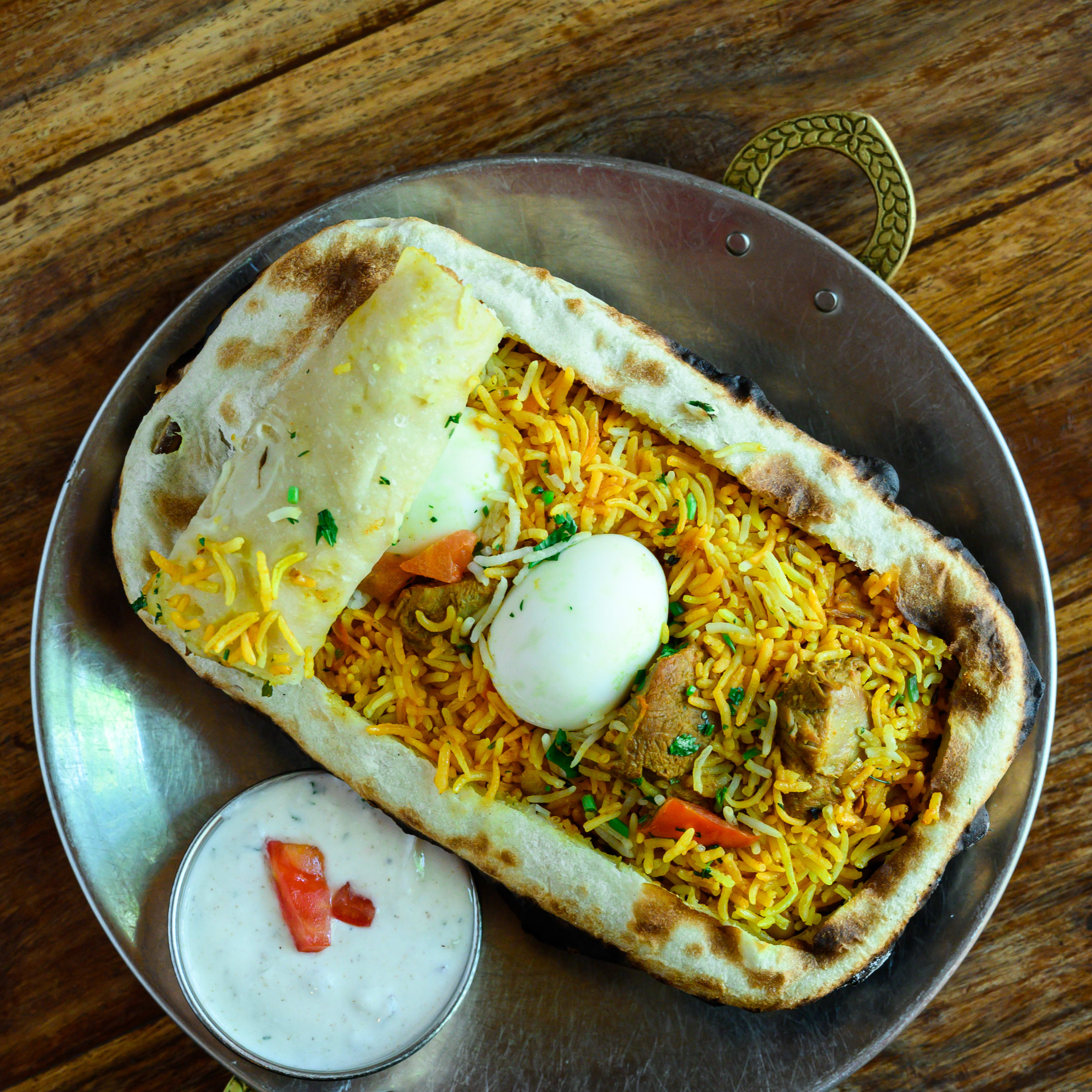 Biryani de Cordero.