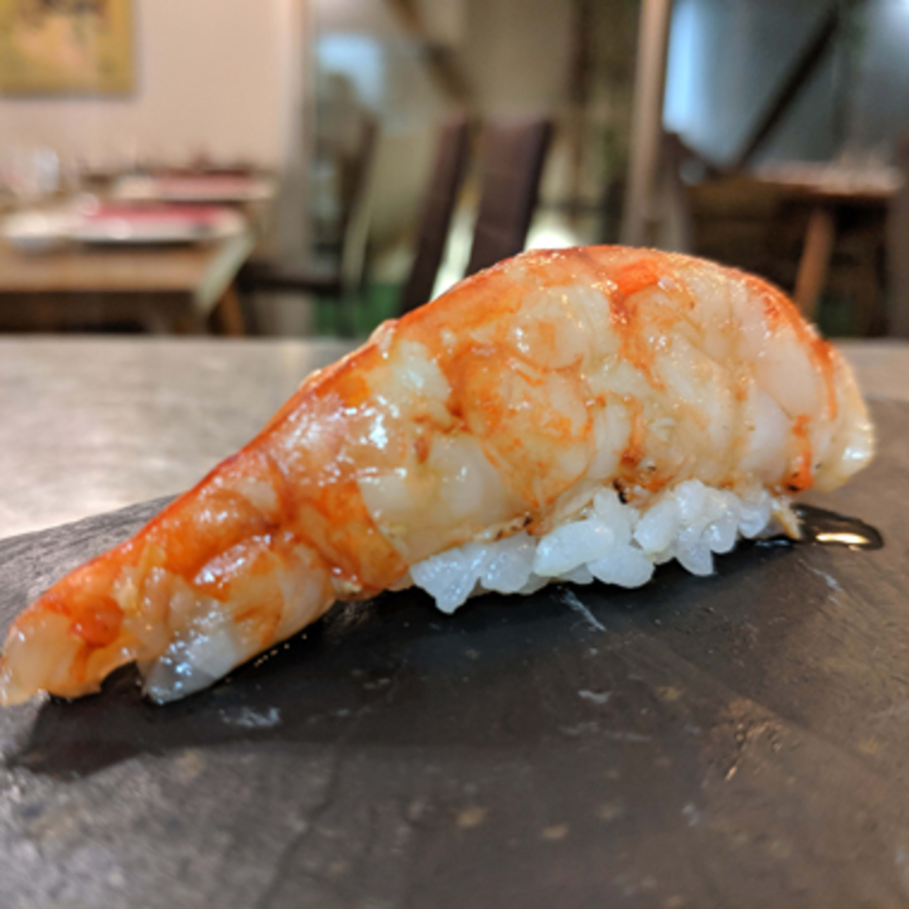 Nigiri de Langostino, 2 Piezas 
