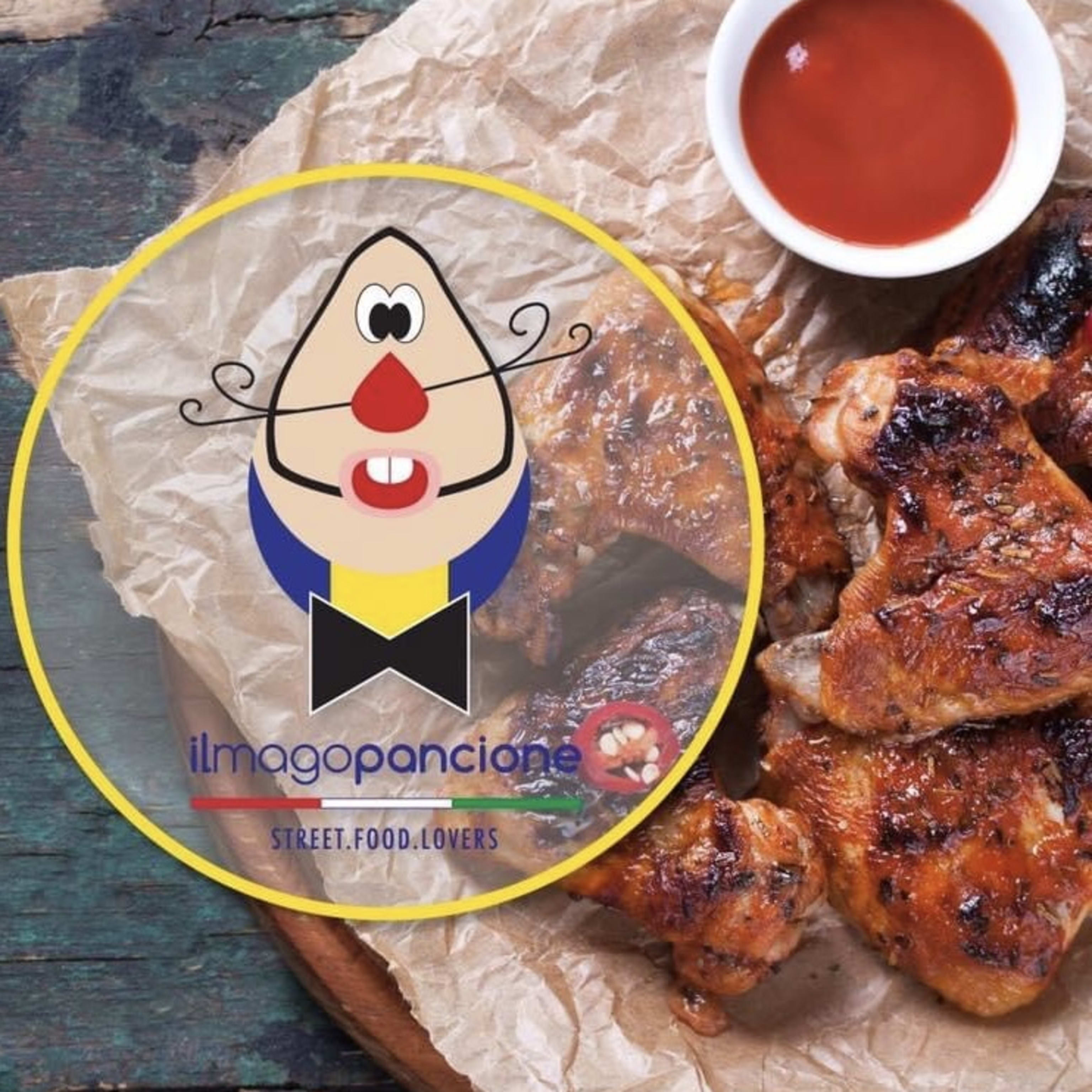 Alitas de pollo Italiana (4 piezas)