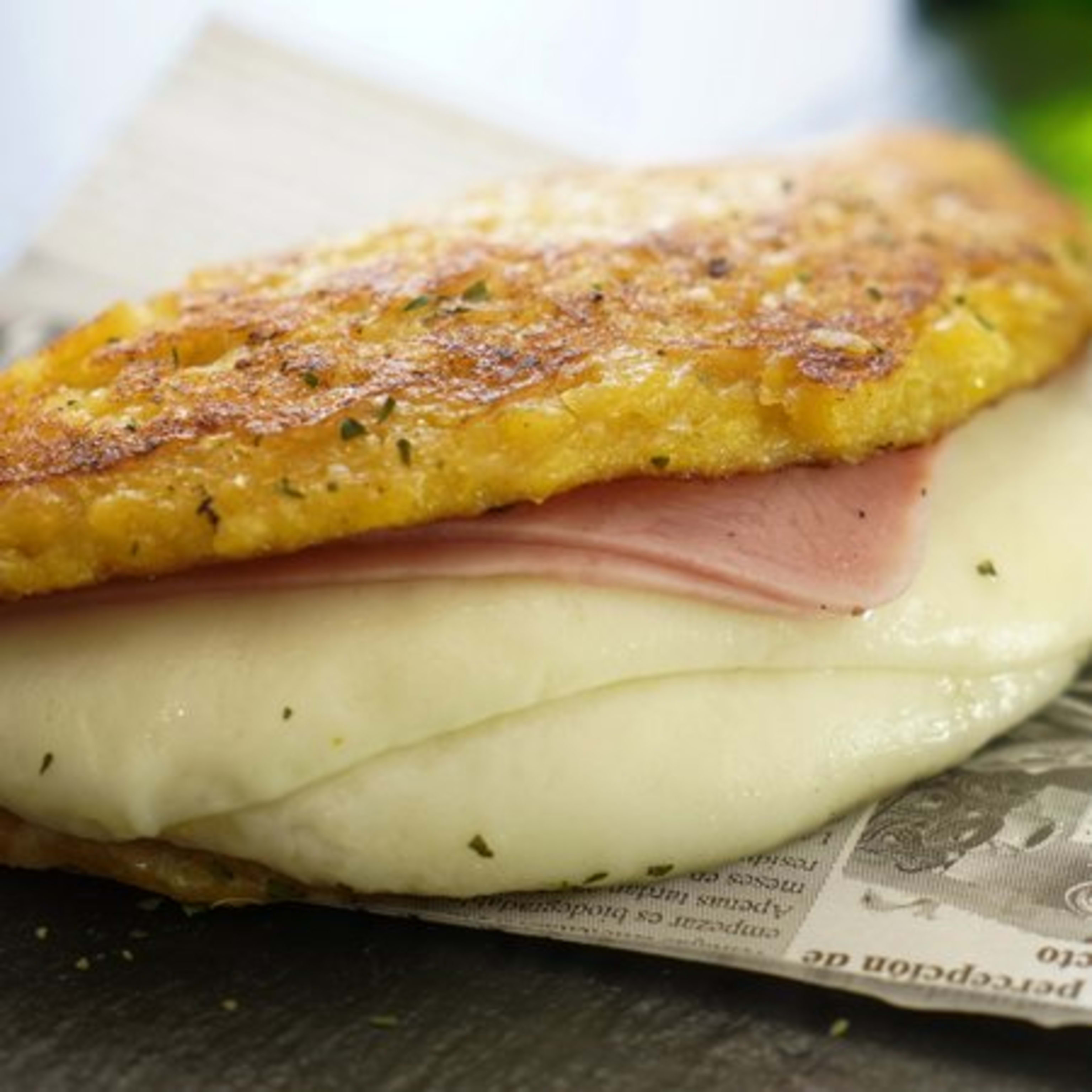 Cachapa de costillas