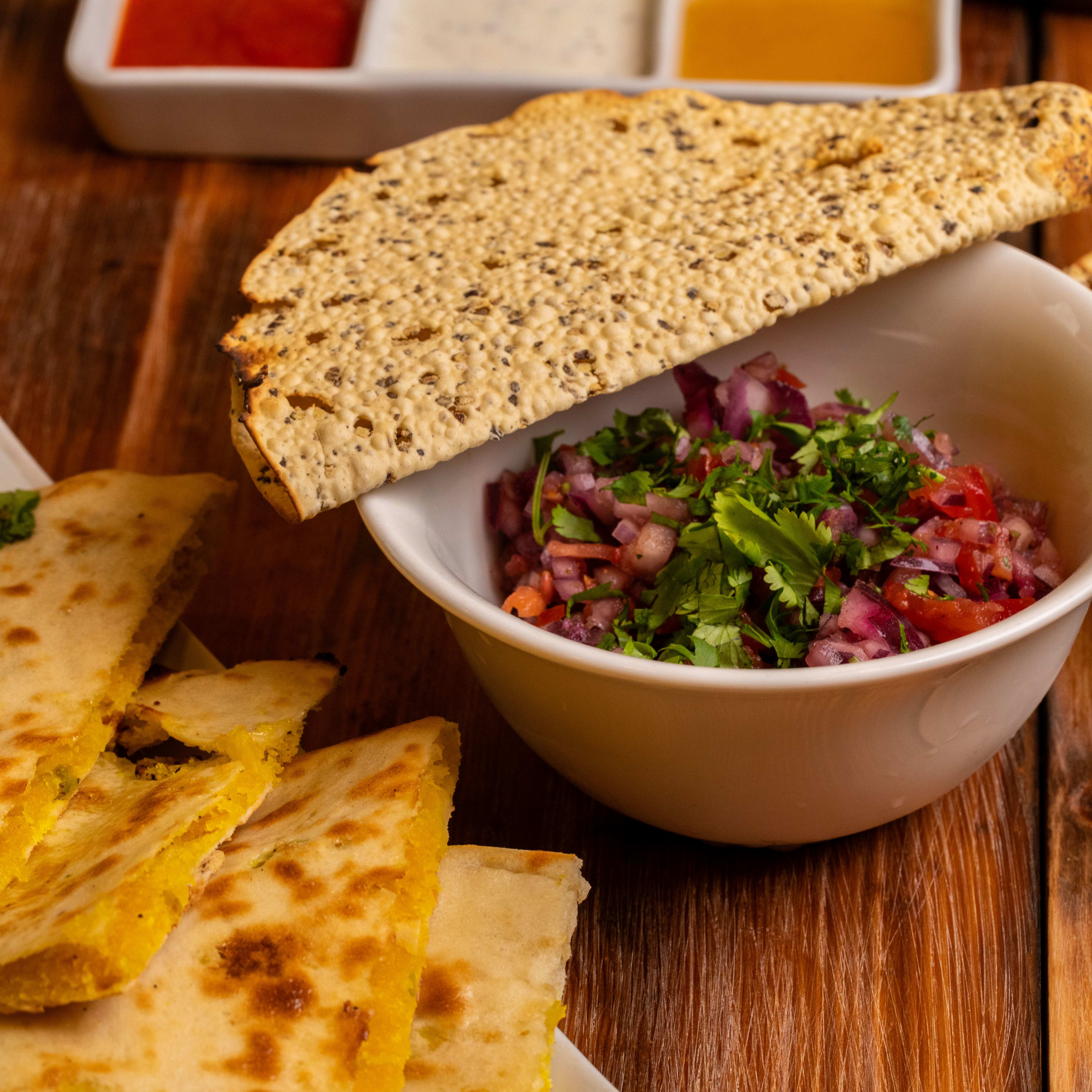 Zeera Masala Pappad (vegano)  
