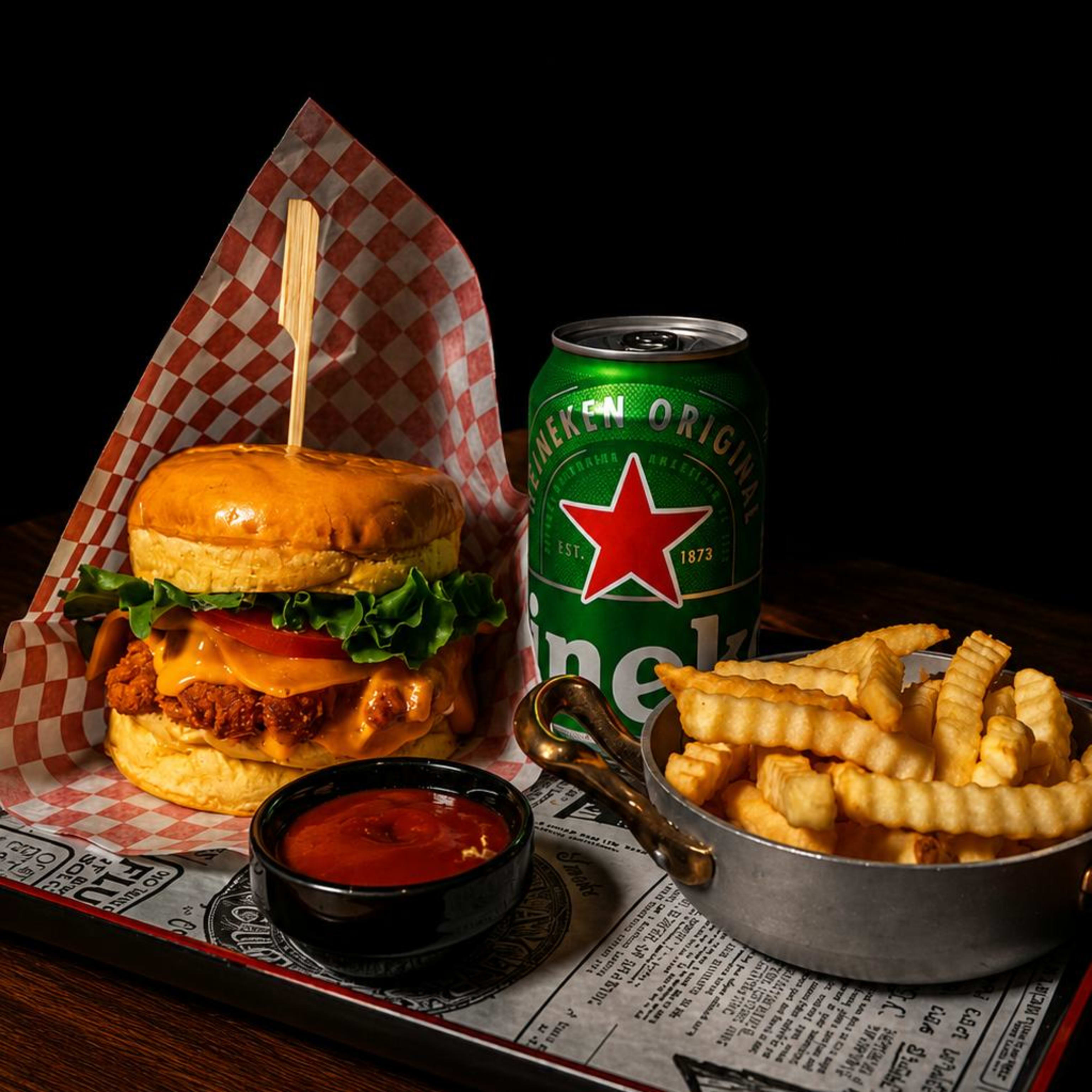 > COMBO HAMBURGUESA 4 EN 1