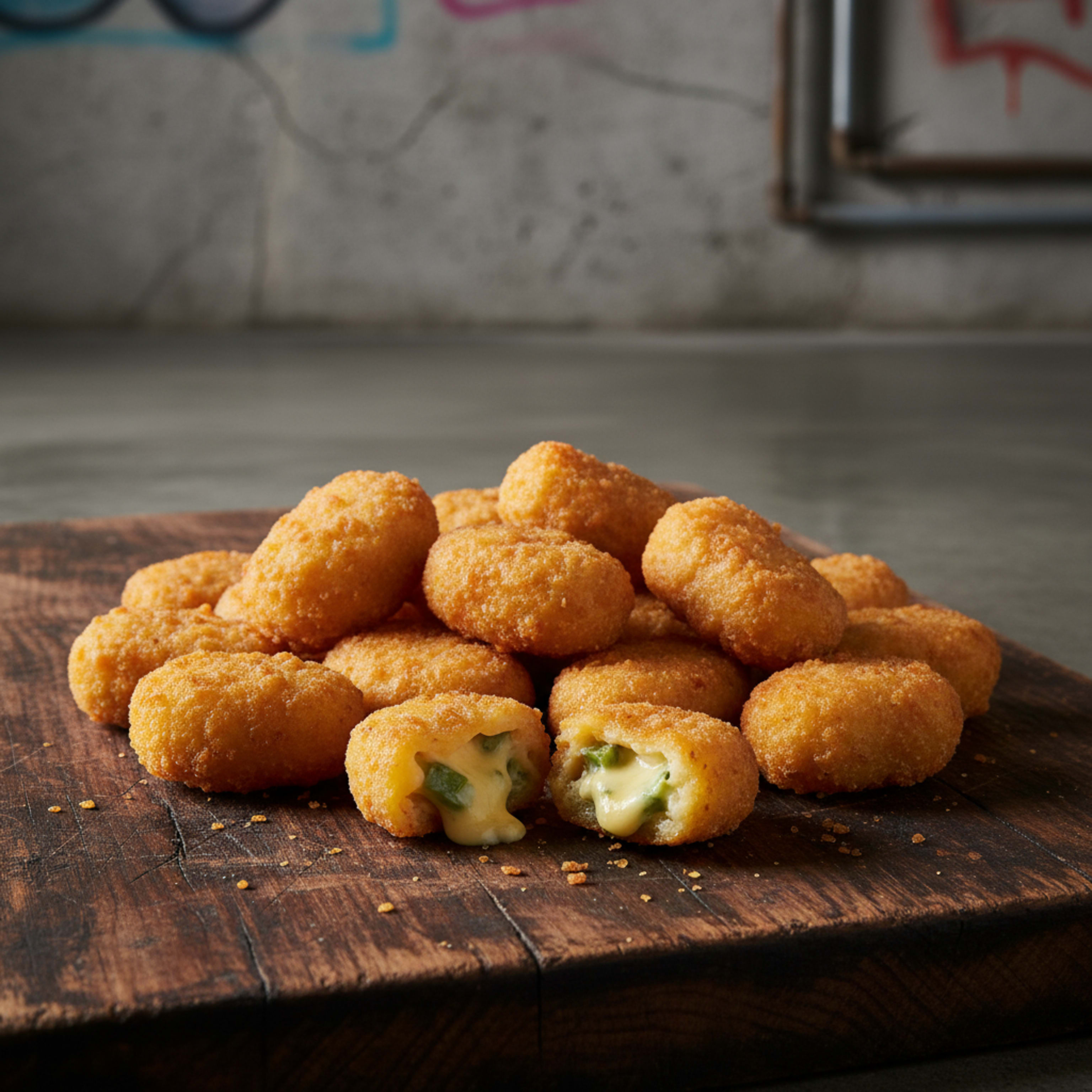 Boletes de Formatge Cheddar amb Cachitos de Jalapeños, 20 Unitats