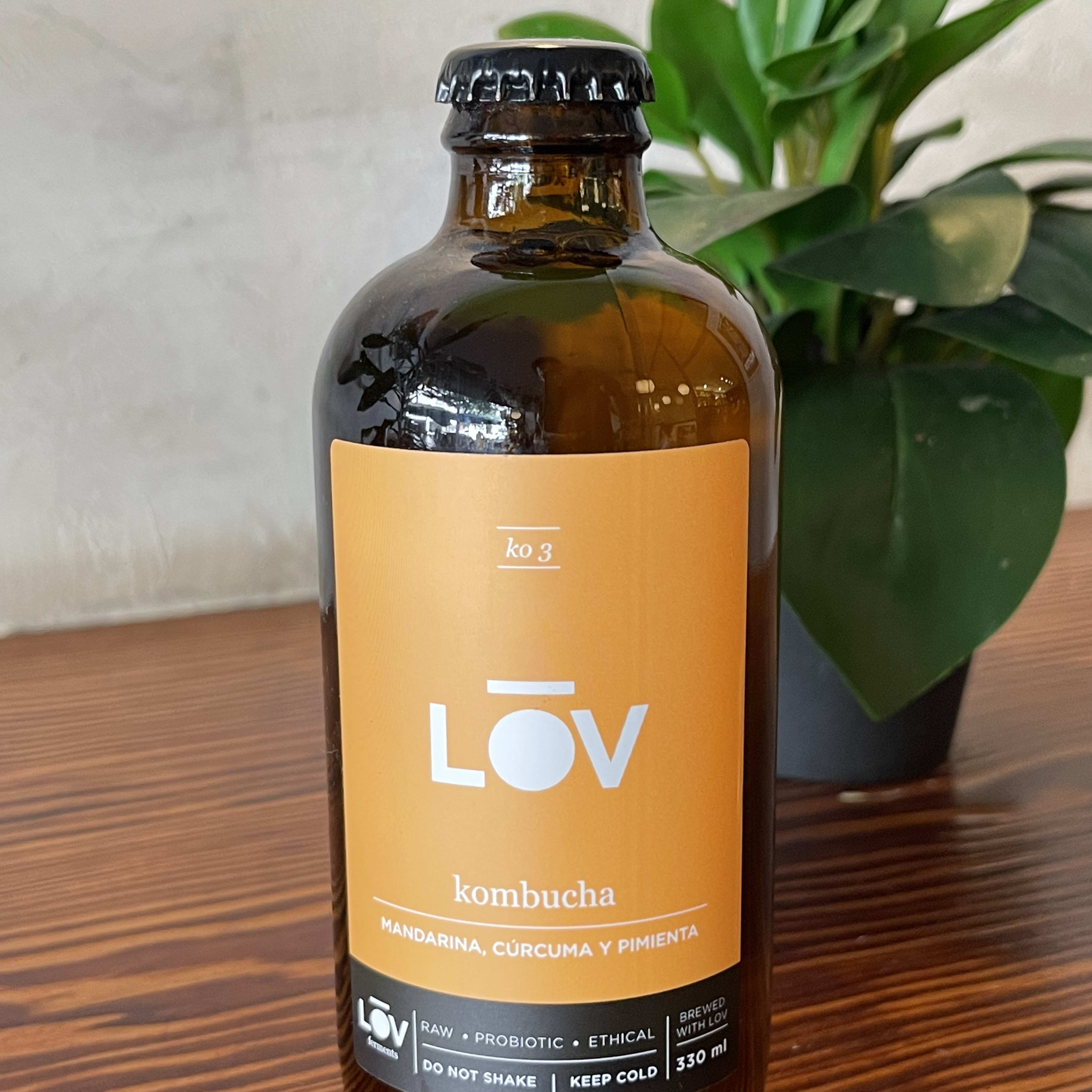 Kombucha Mandarina, Cúrcuma Y Pimienta