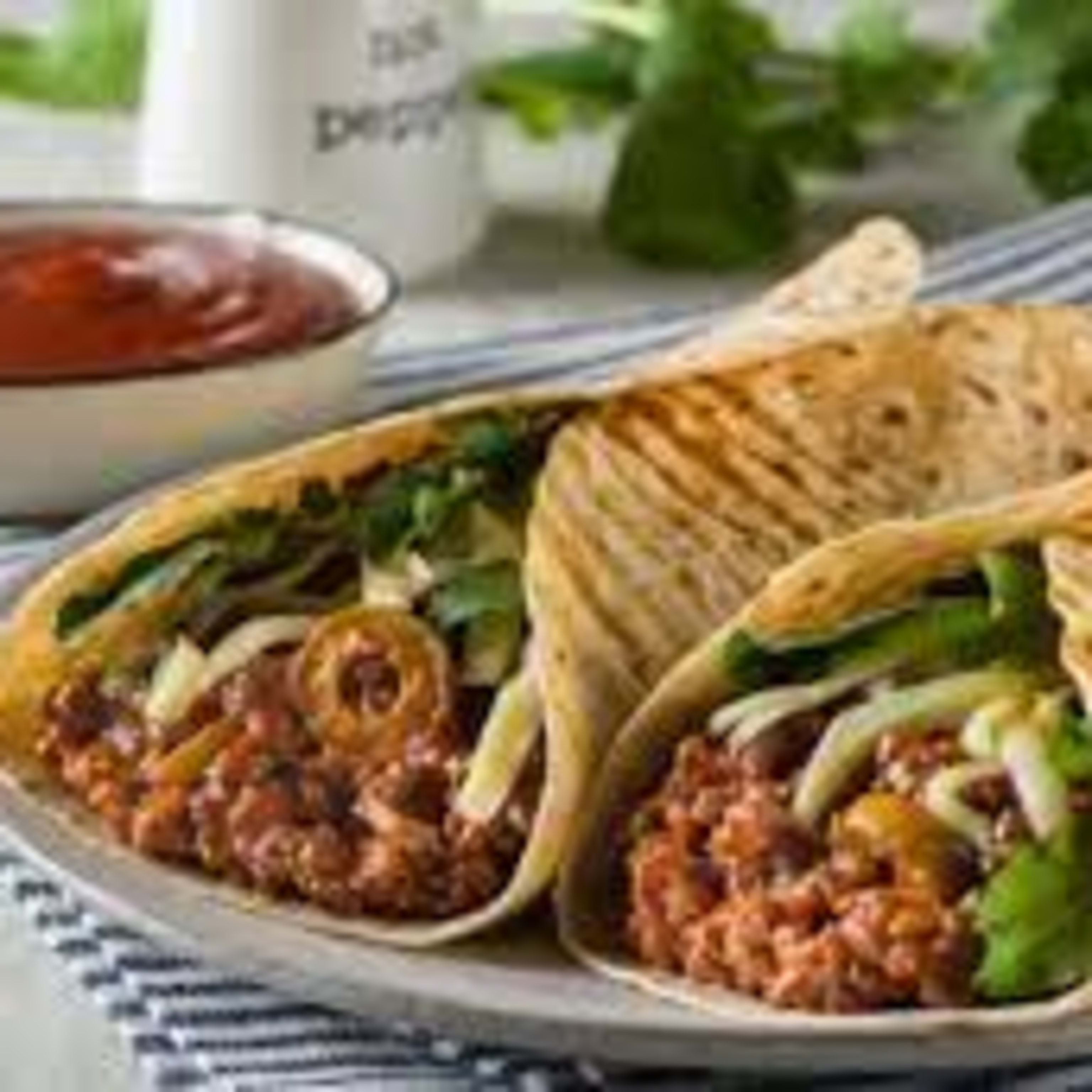 Wraps de cochinita pibil