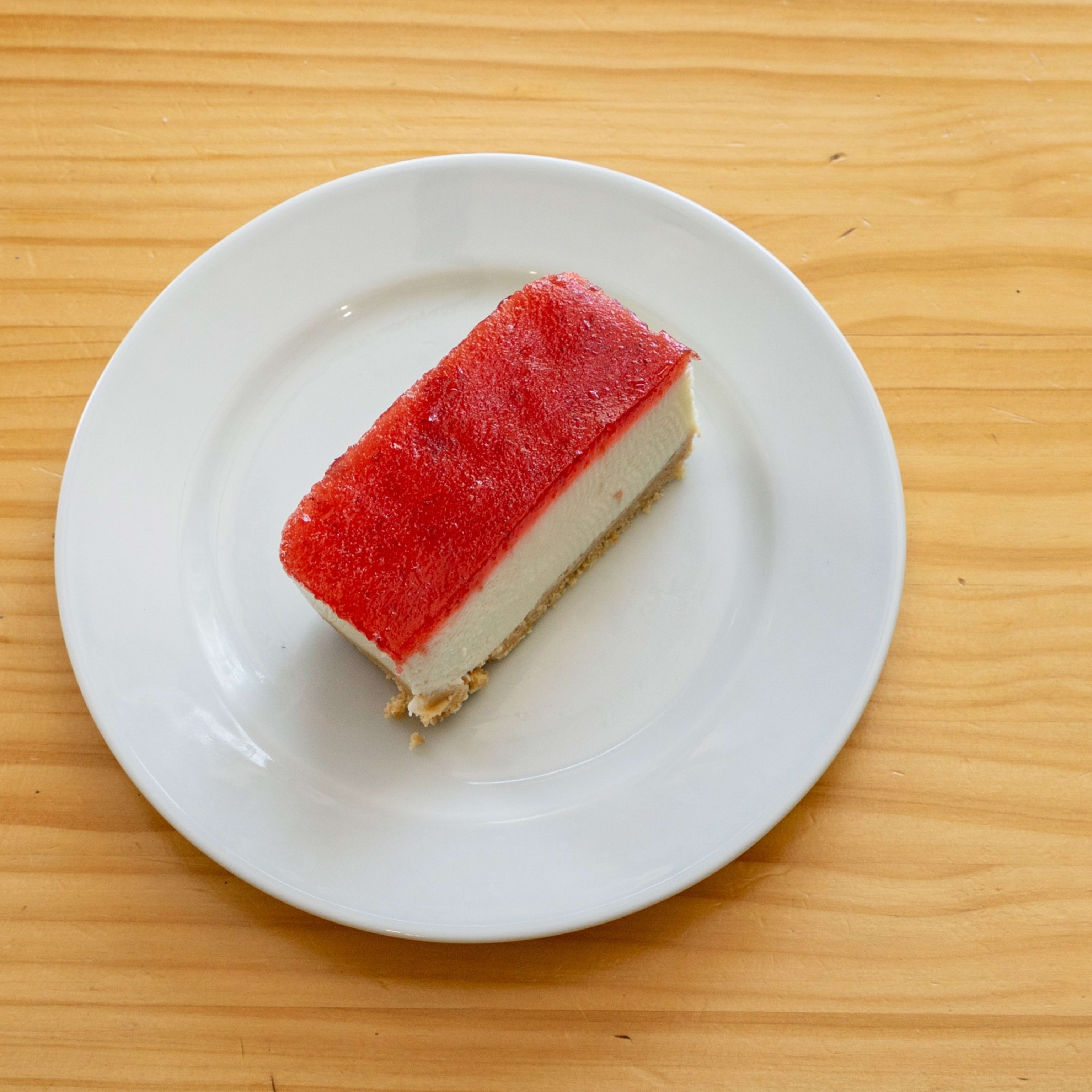 Tarta queso con fresa