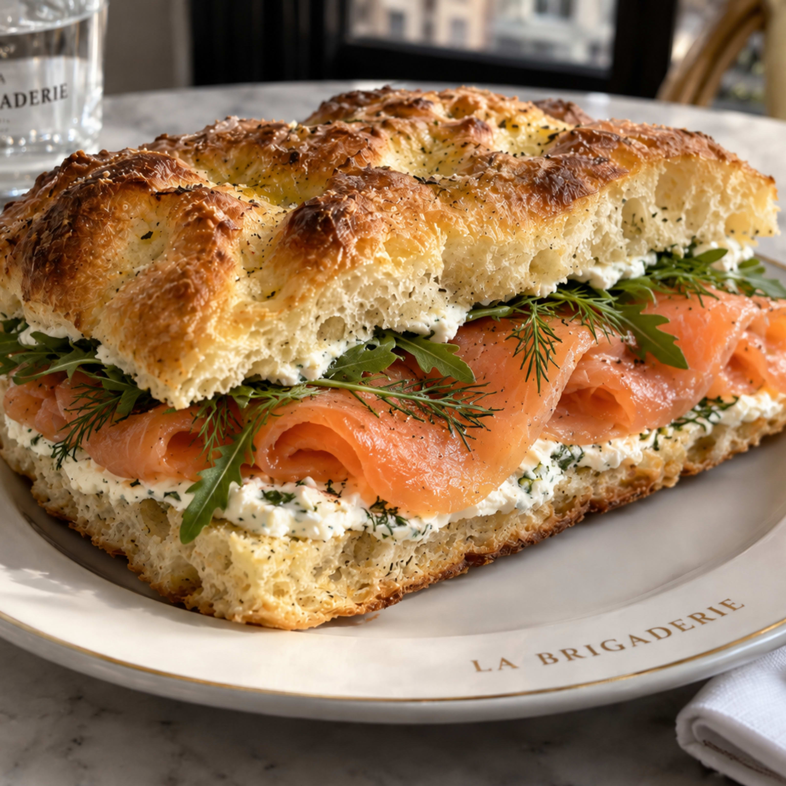 Focaccia Noruega