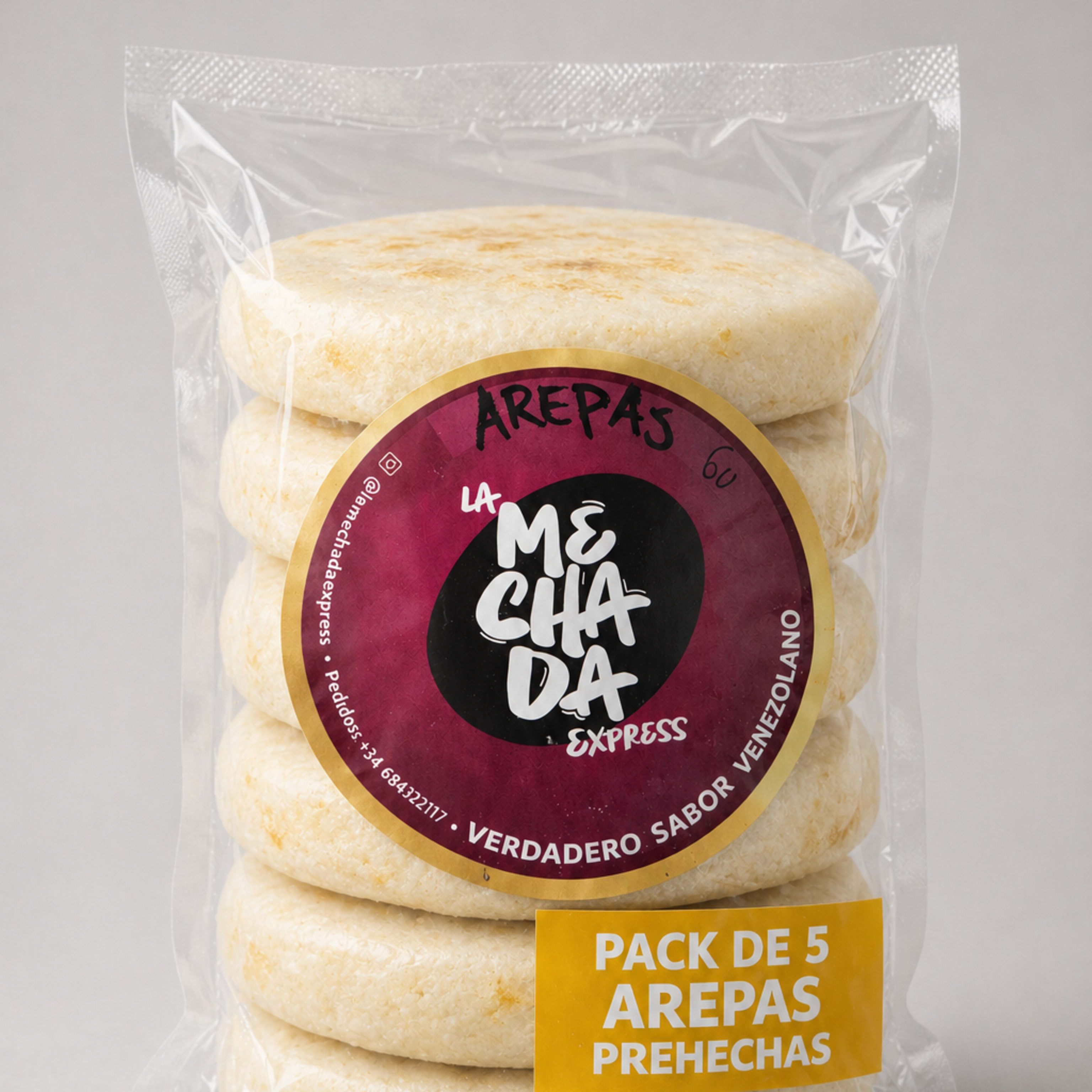 Arepas prehechas