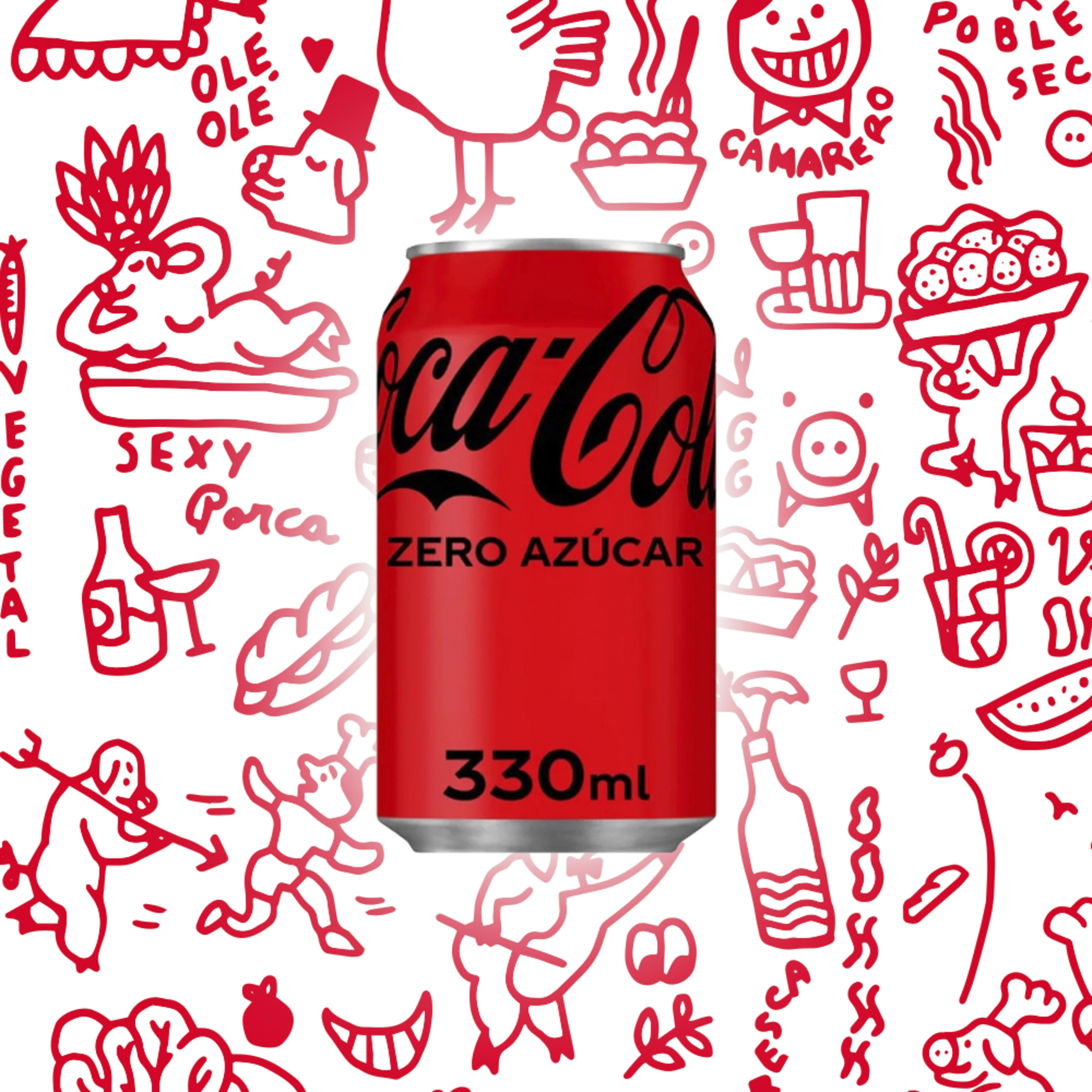 Coca Cola Zero Llauna 33cl