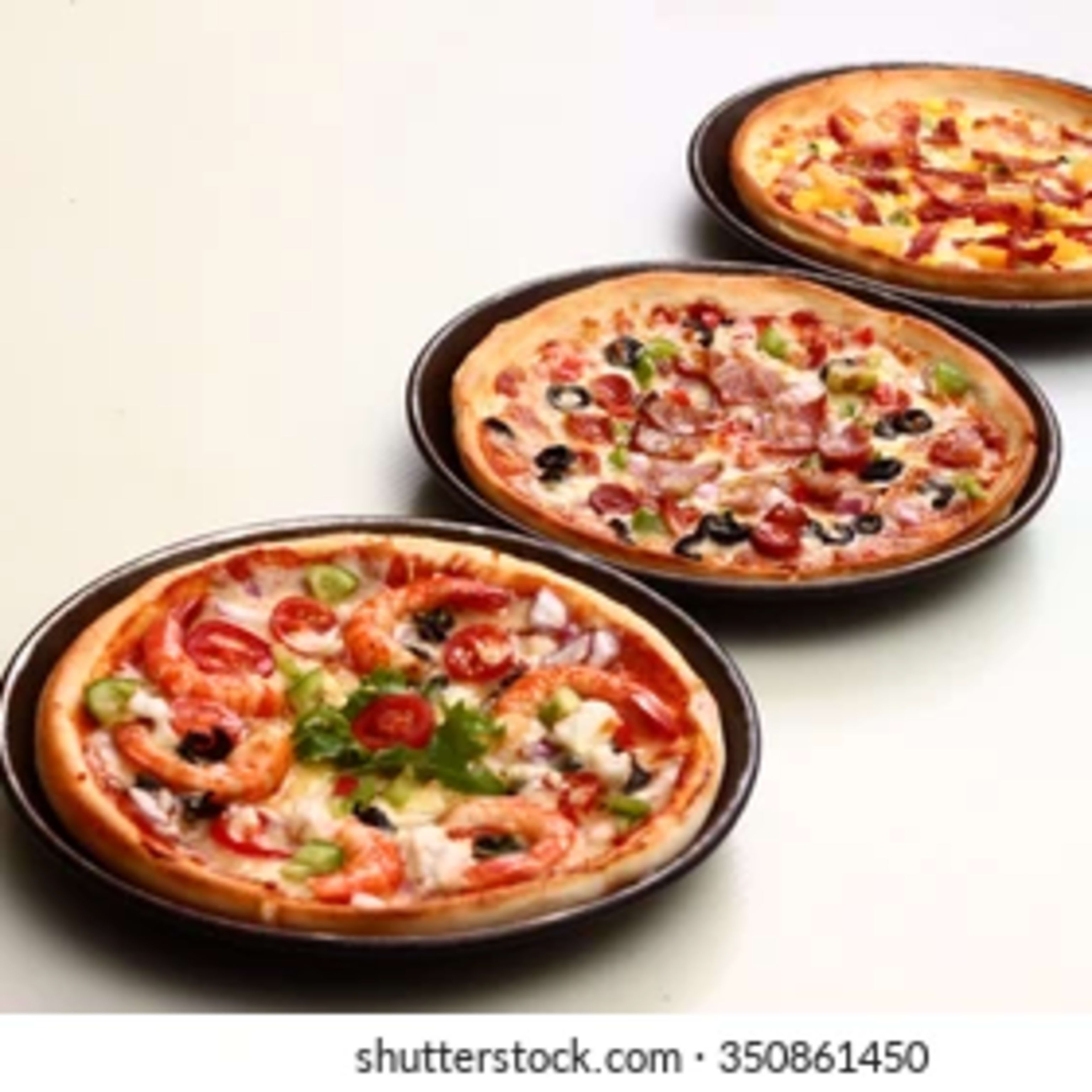 3 pizzas a 18€