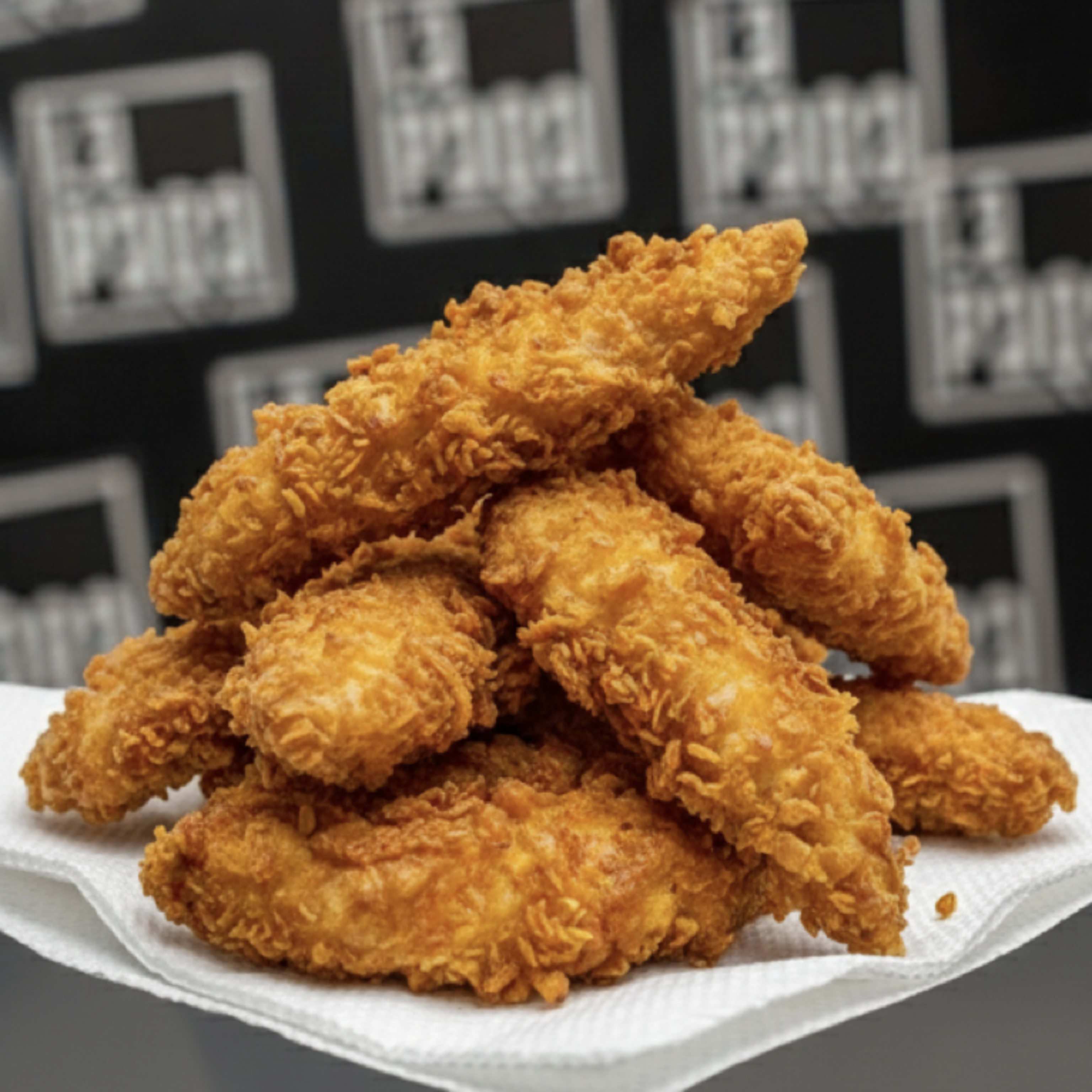 Tiras de pollo crujiente