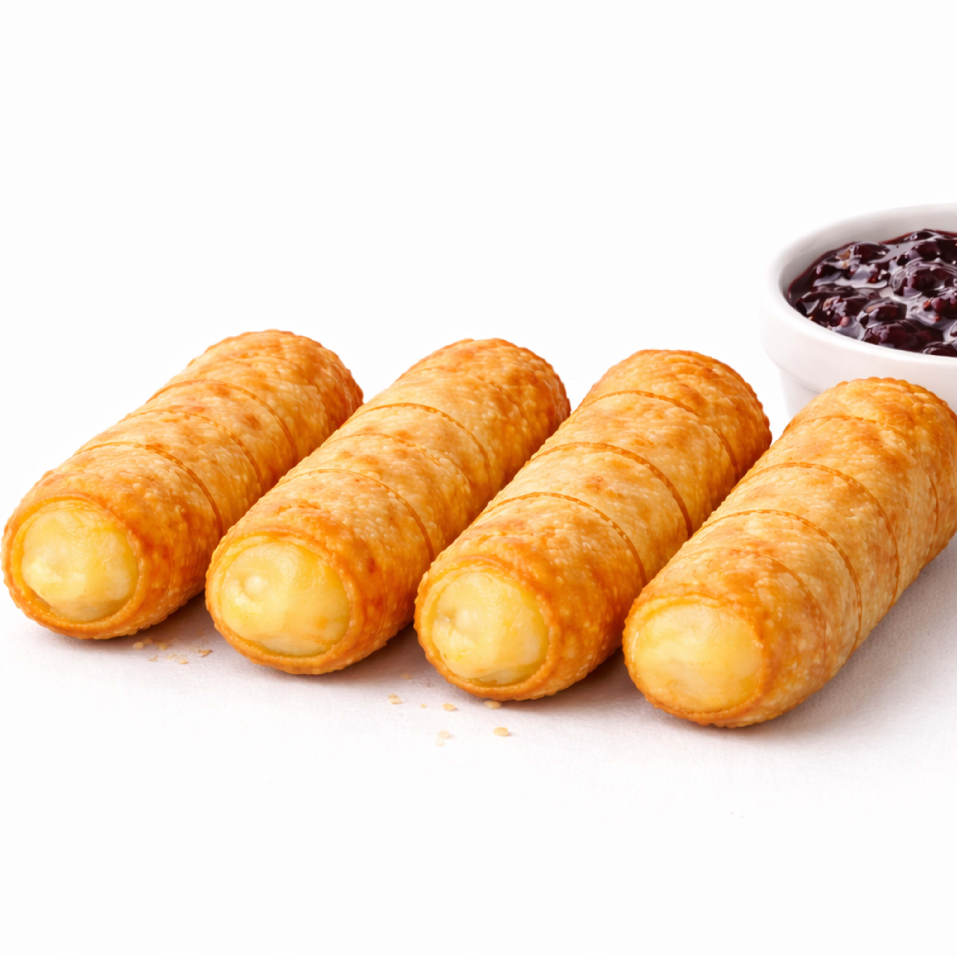TEQUEÑOS DE QUESO, (4 unidades)