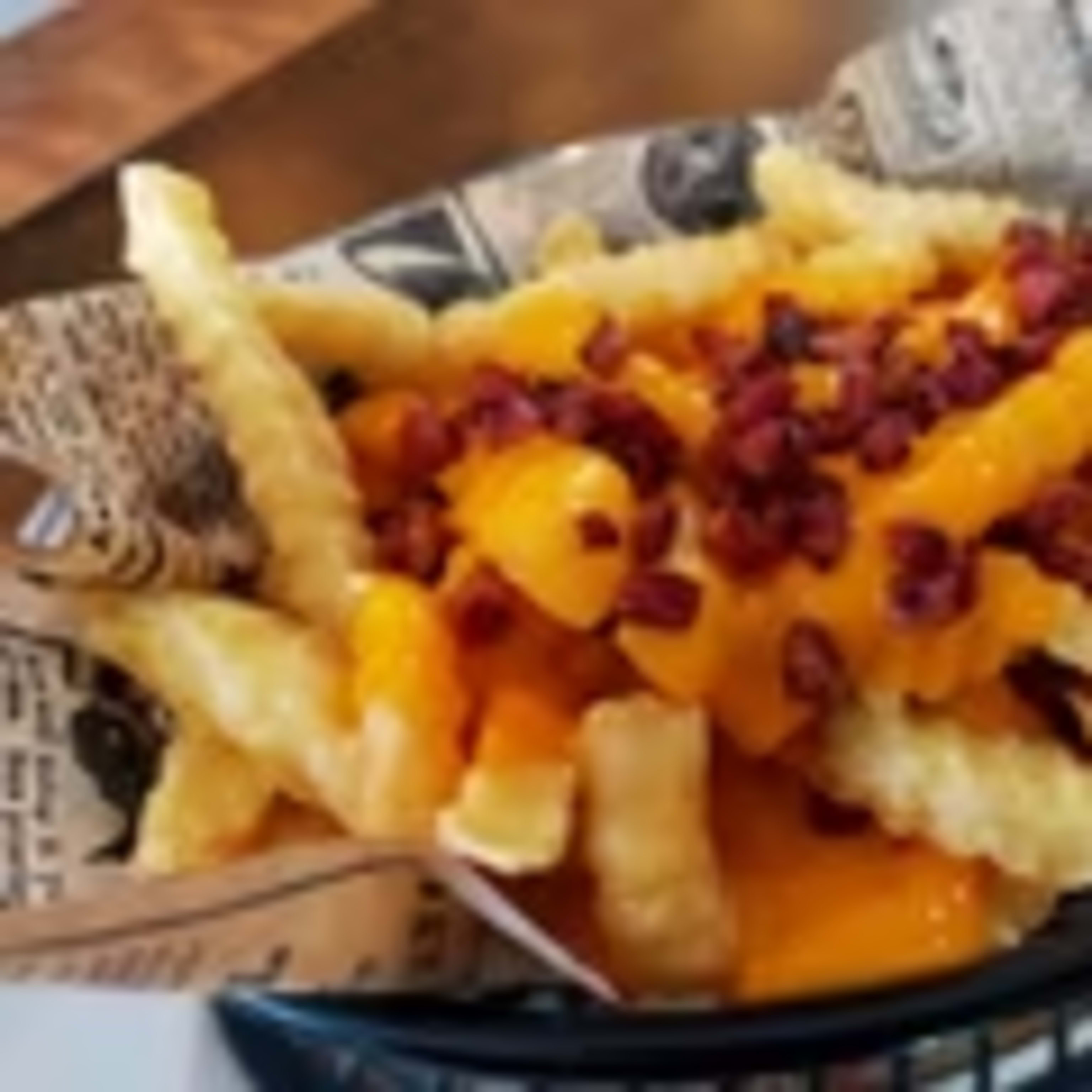 Patatas Con Cheddar Y Bacon